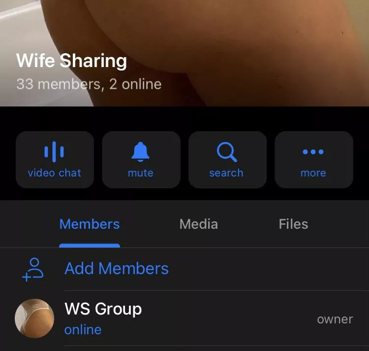 Wife sharing group. Telegram @wsgroup1 to join. Verification required