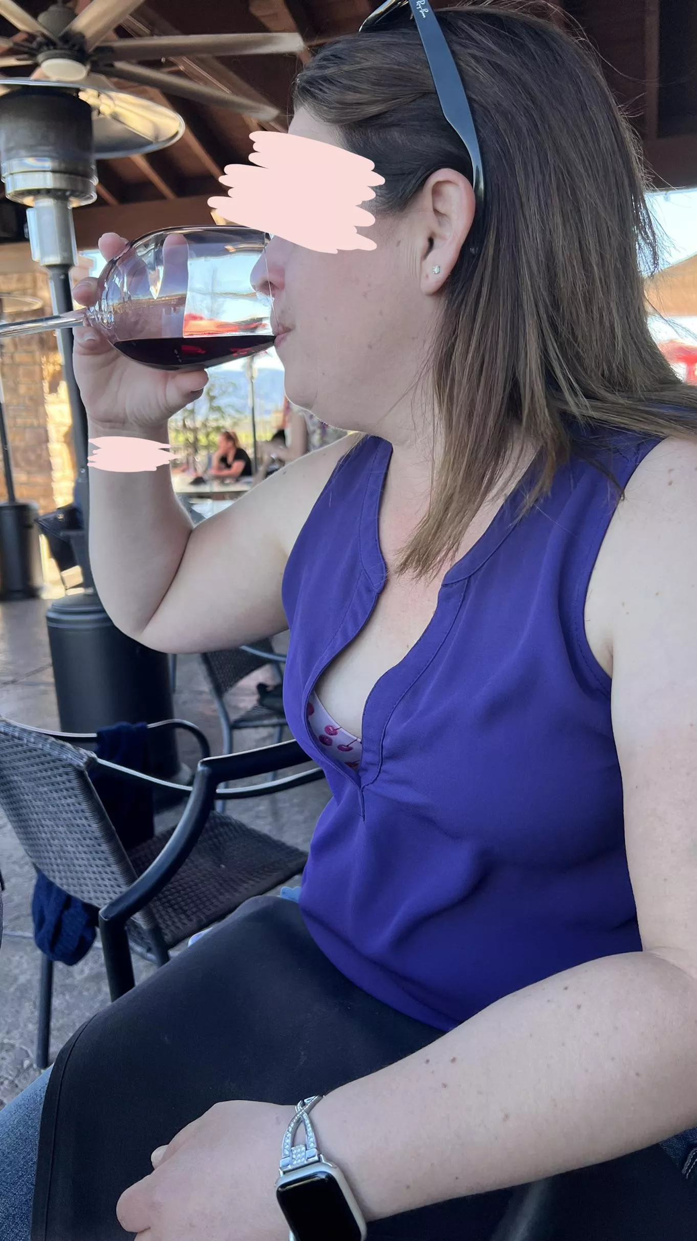 Wine tasting with [m]y wi[f]e