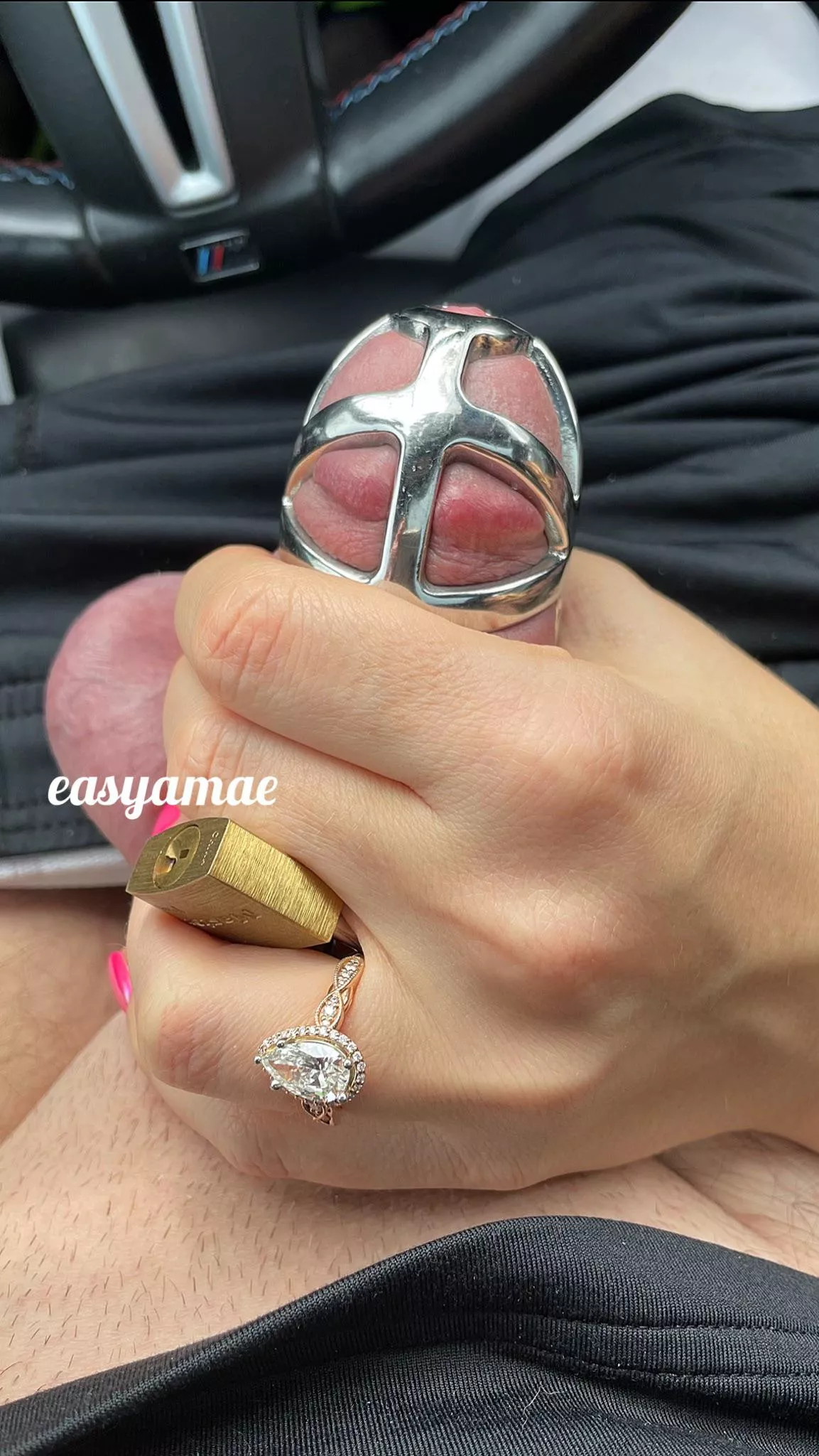 With this ring I own thee cock.