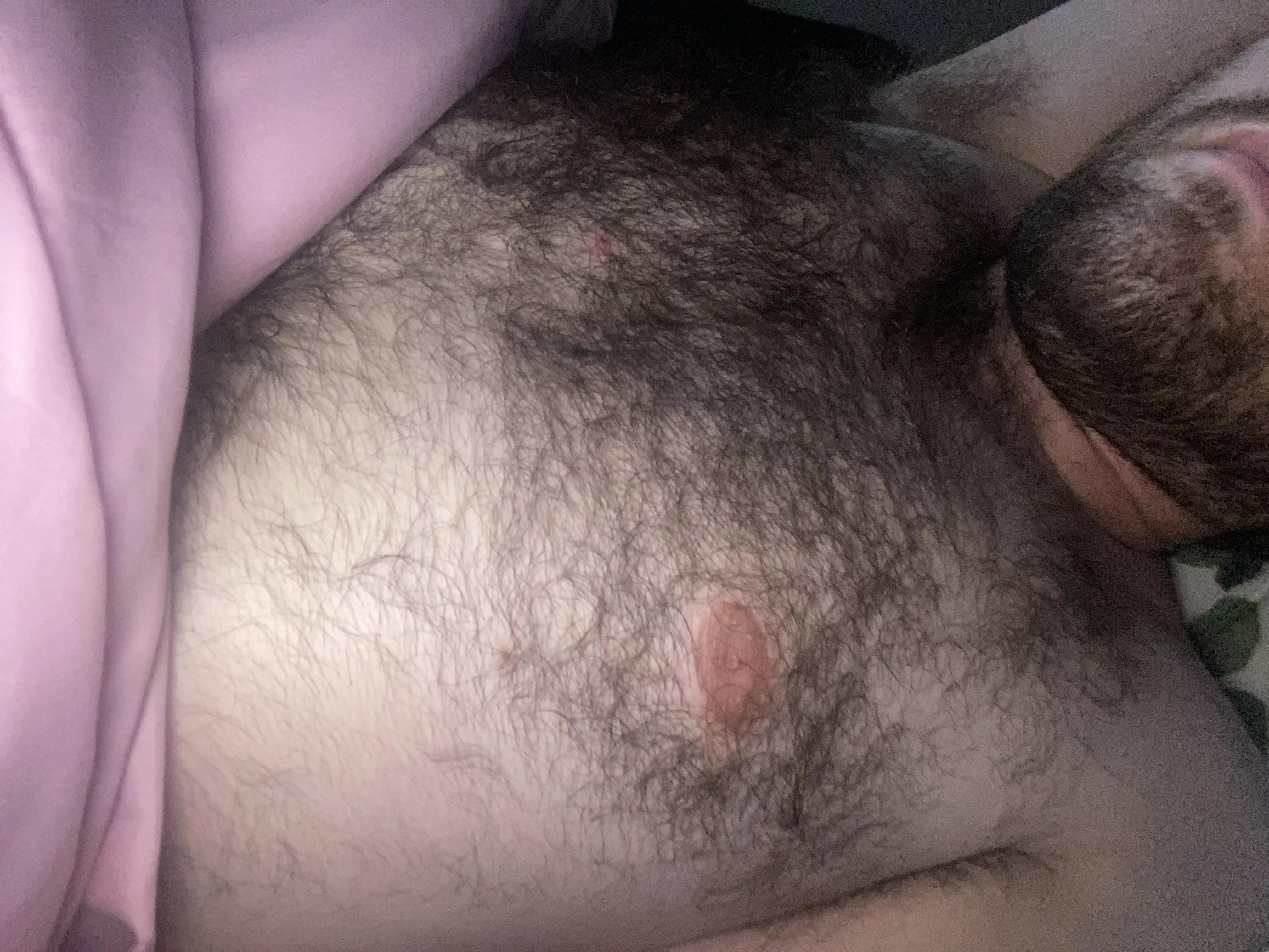 Woke up too early. Chest pic it is.