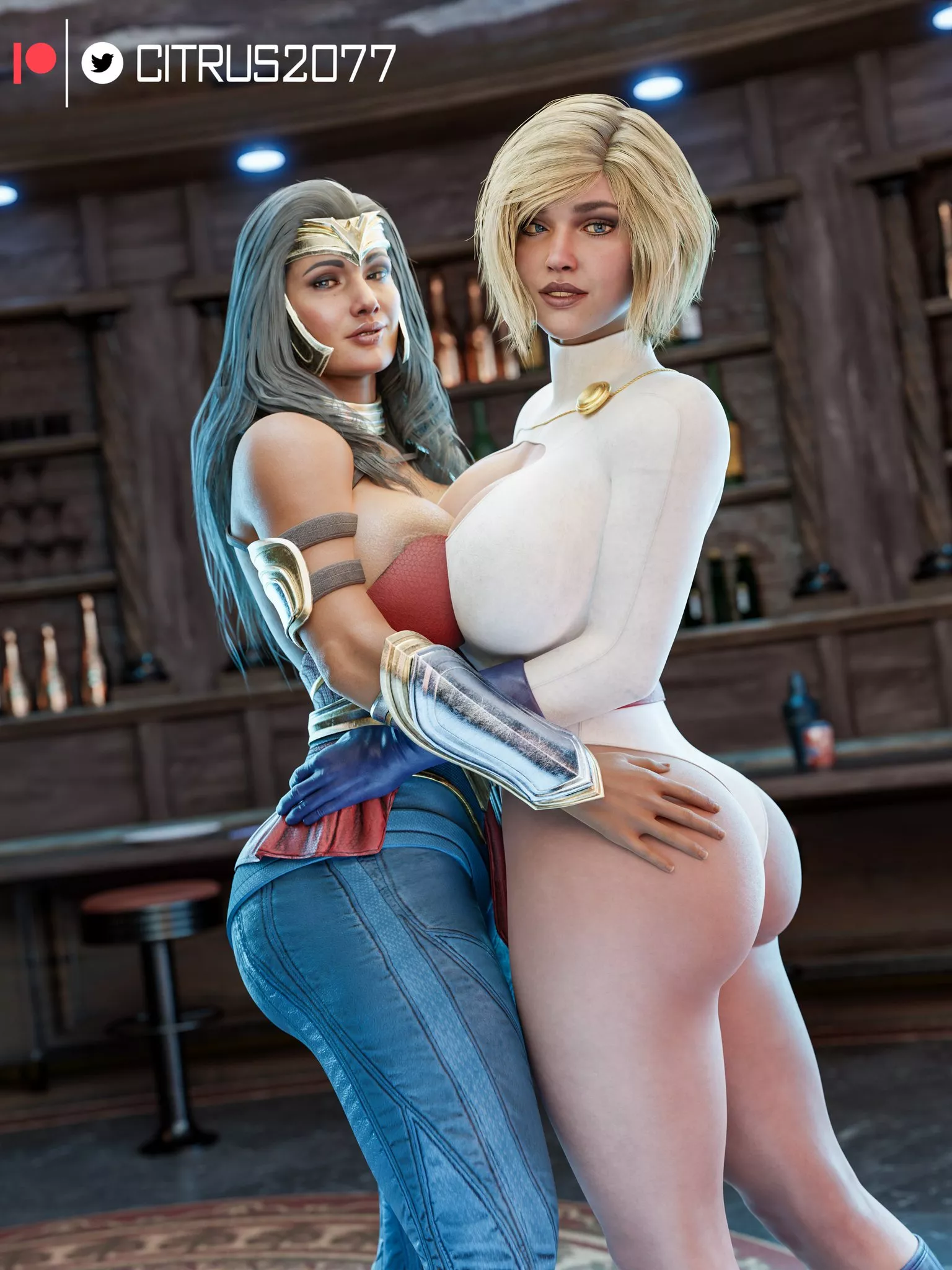 Wonder Woman & Power Girl (Citrus2077) [DC]