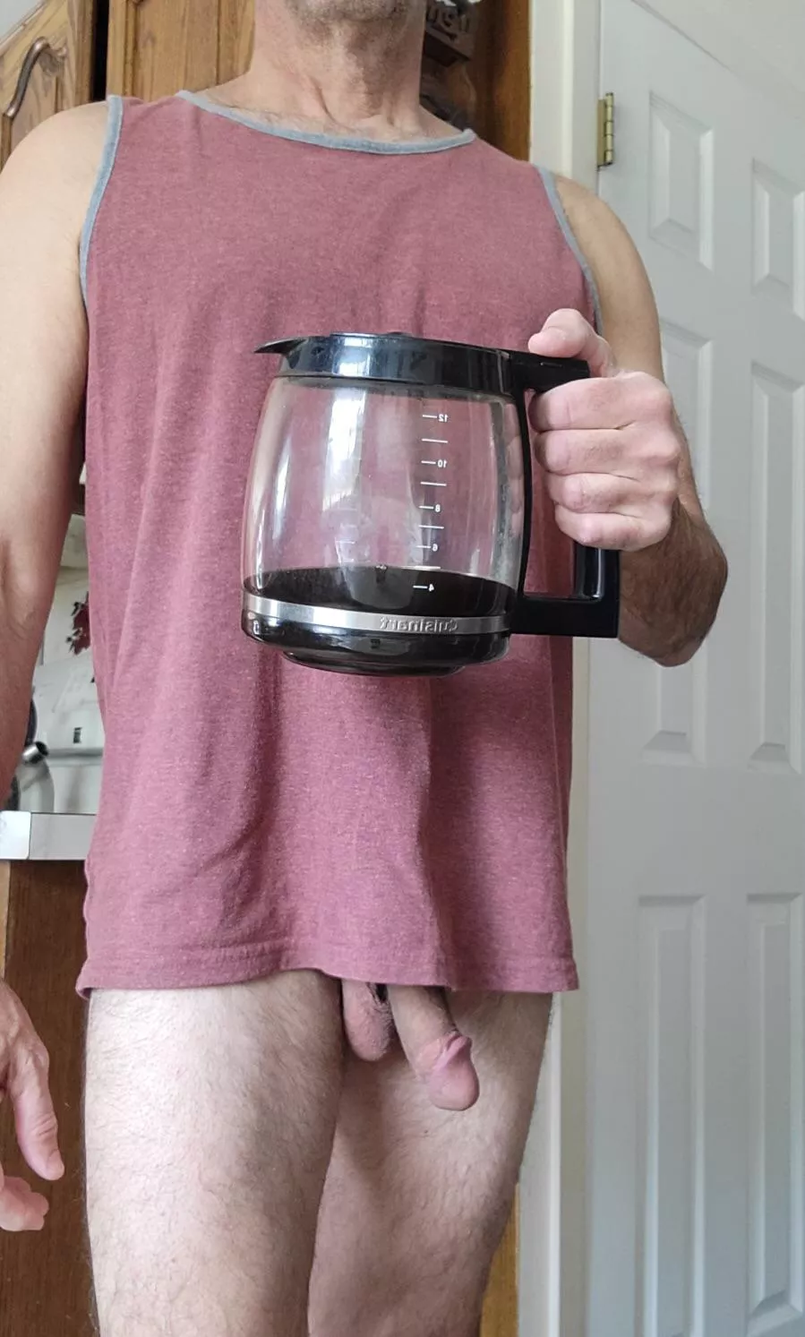 Working at home = bottomless coffee & no pants