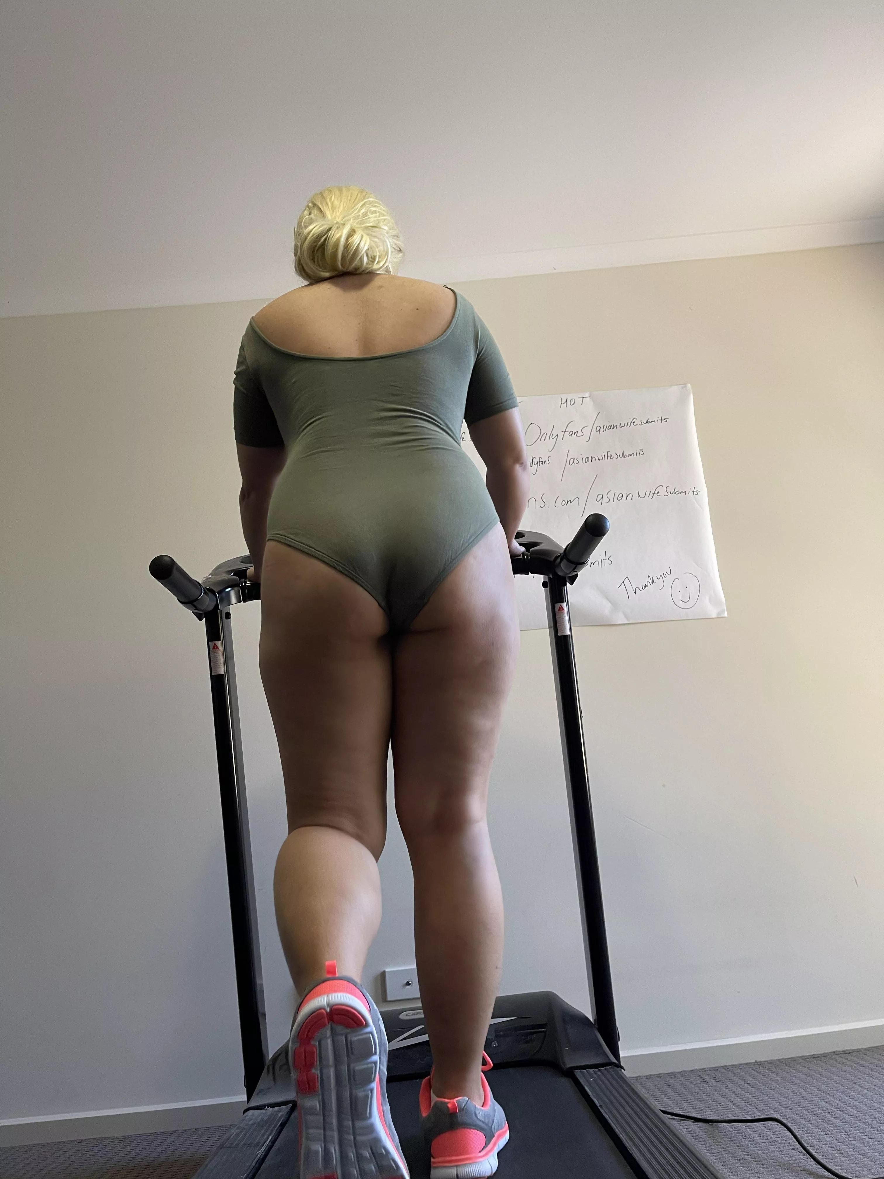 Working out in my bodysuit