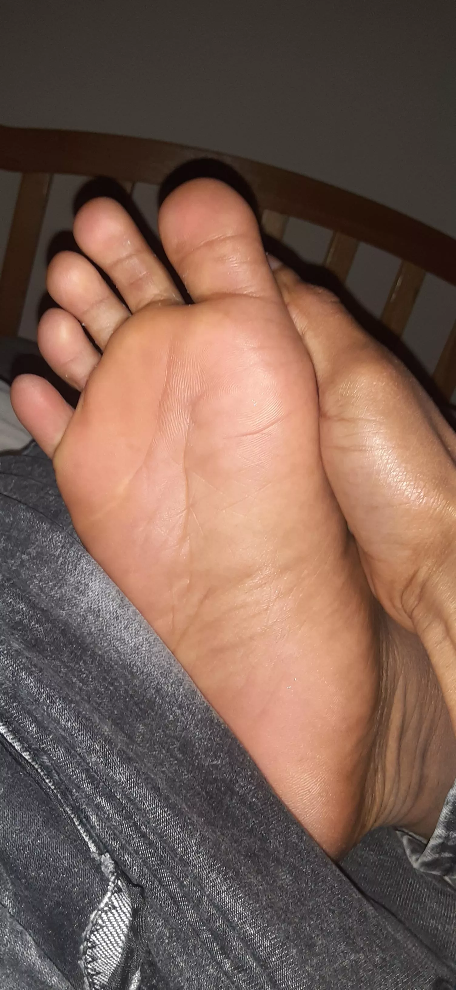 would smell my feet?