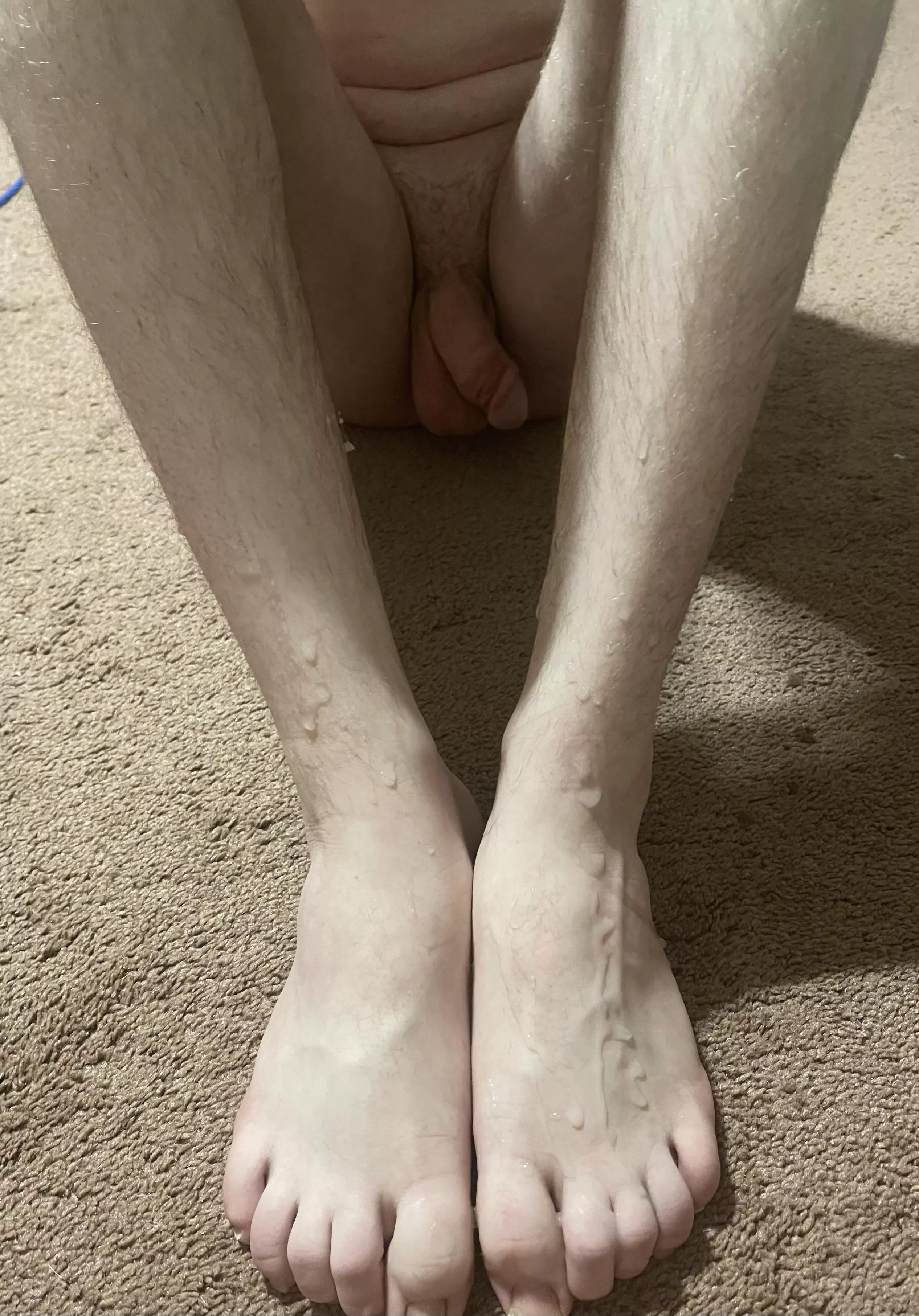 Would you cum on my feet?