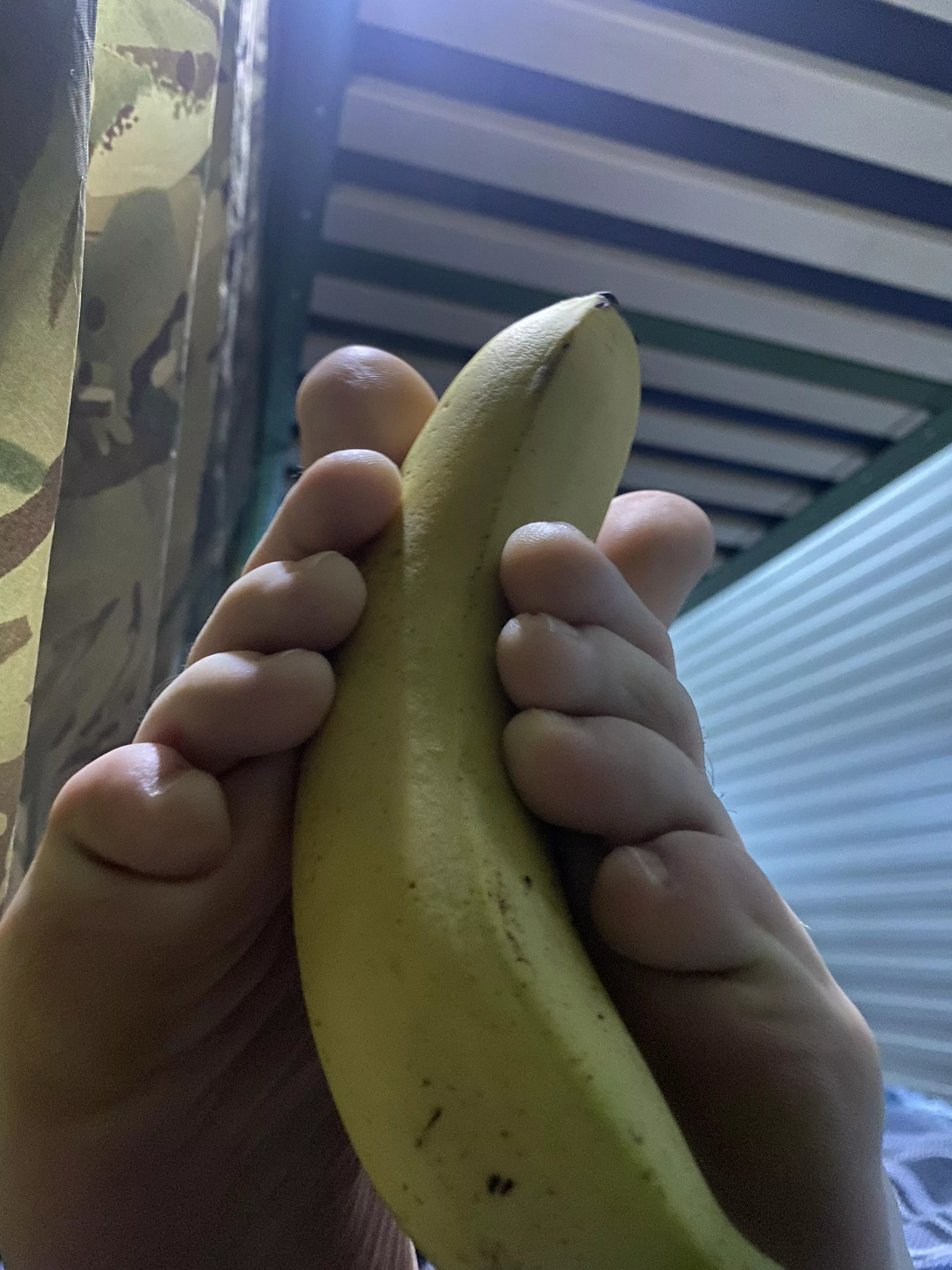 Would you eat the banana like a good boy?