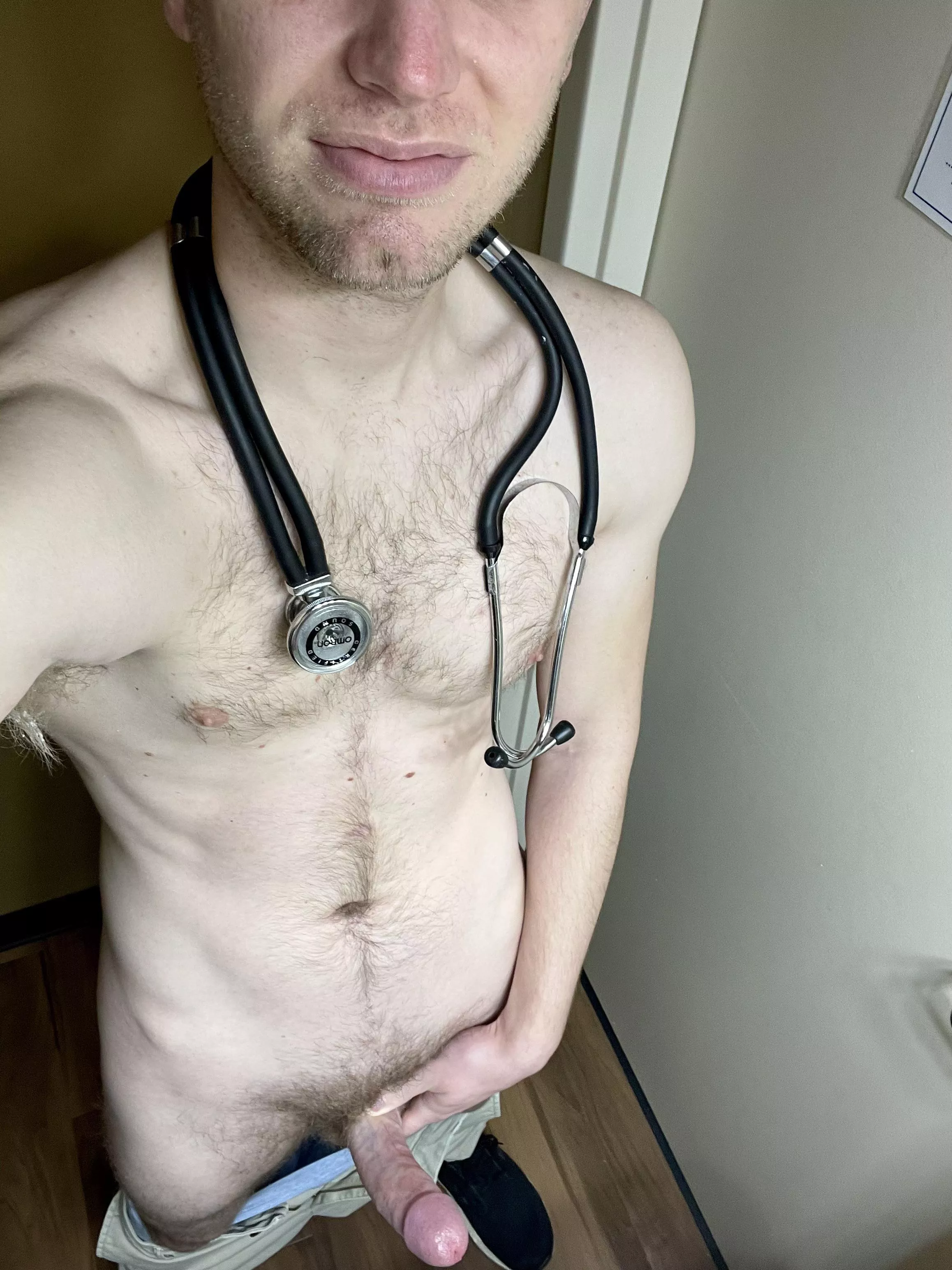 Would you follow your doctor to the clinic bathroom? 😉