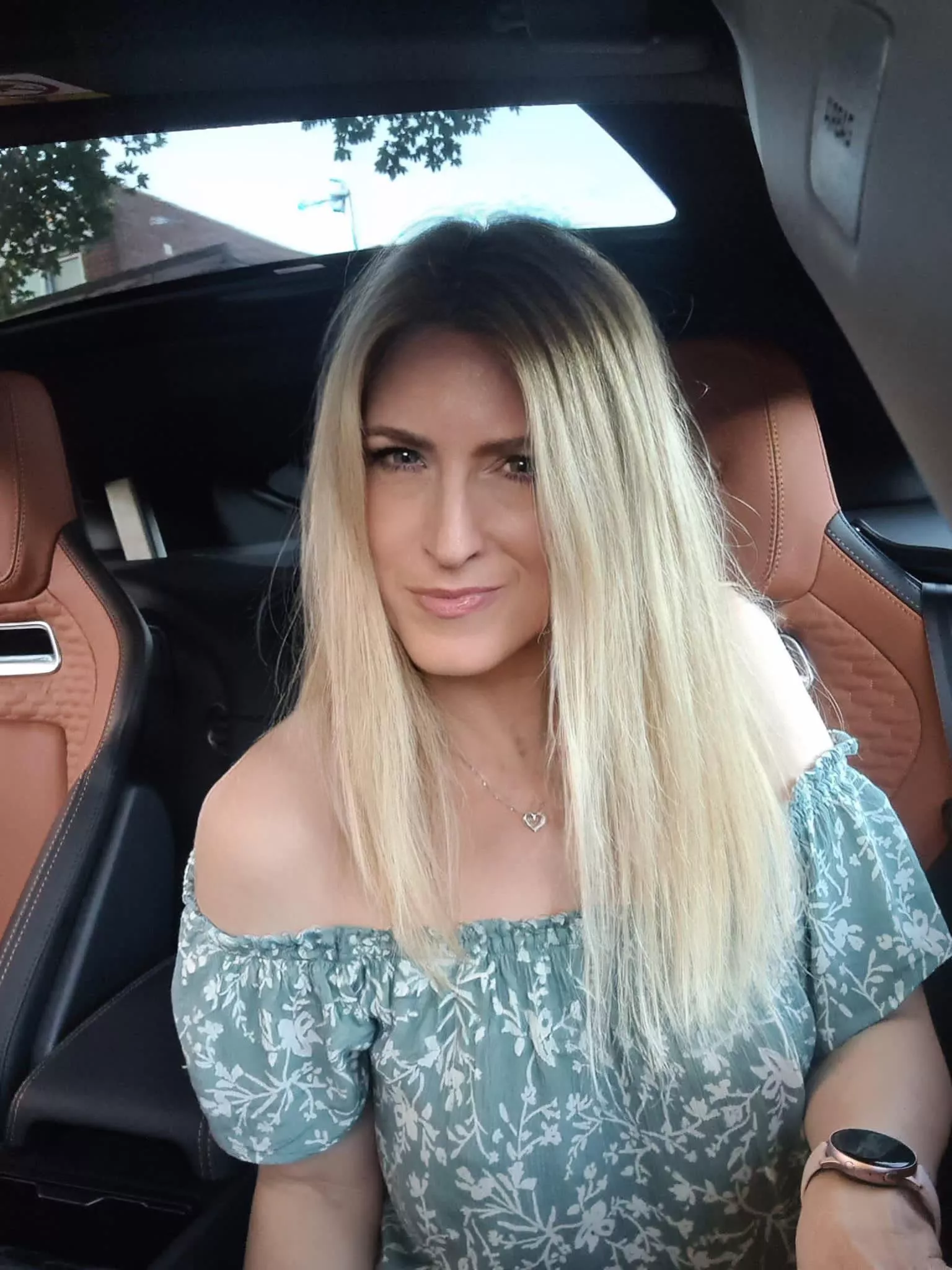 Would you fuck this 49 year old in the car?