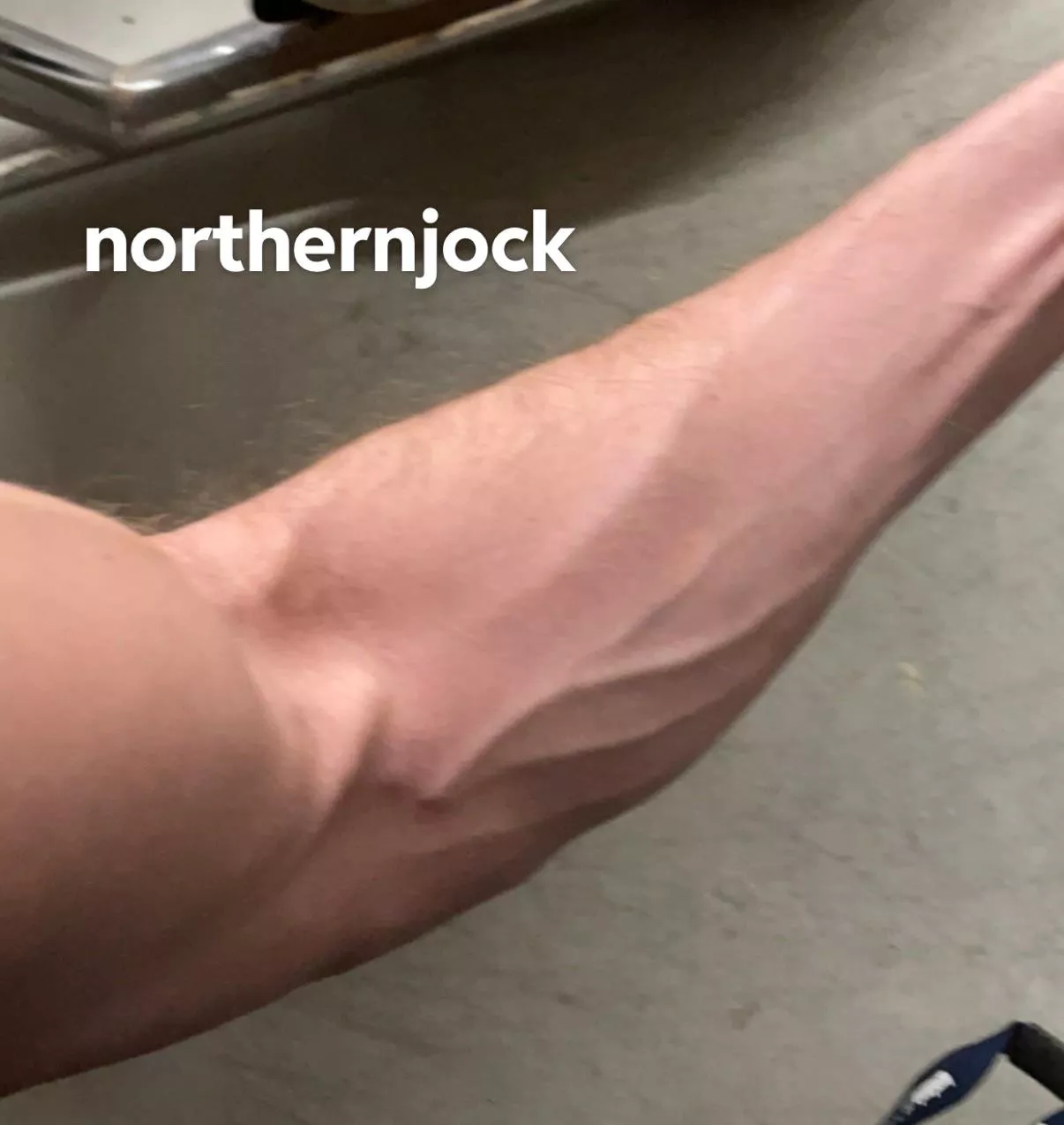 Would you let me choke you with this juicy and veiny arm?