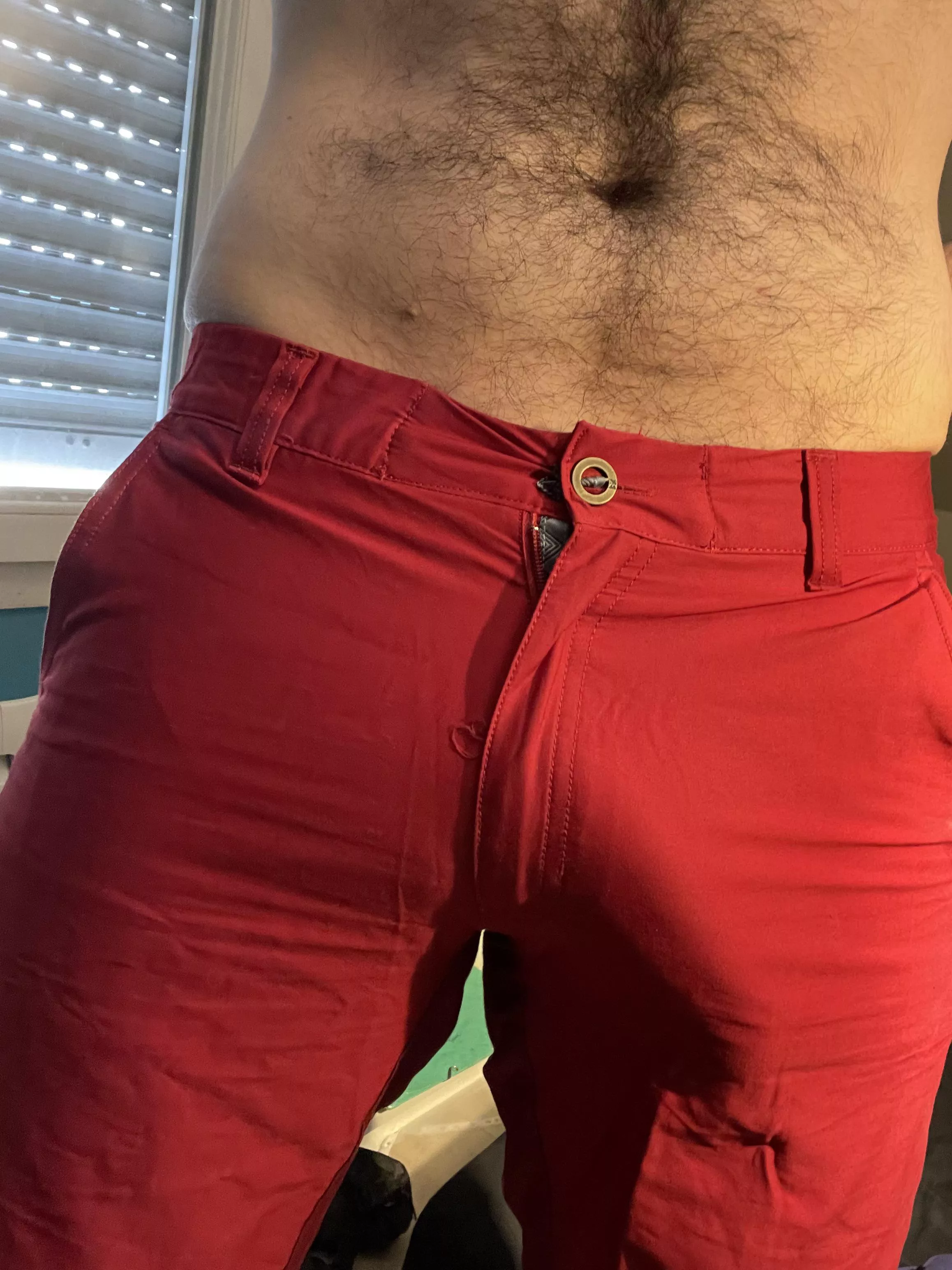 Would you lick it through my pants ?