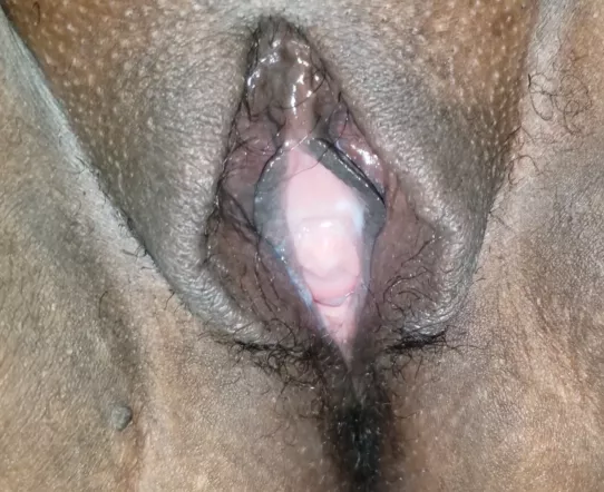 Would you lick my creamy pussy?