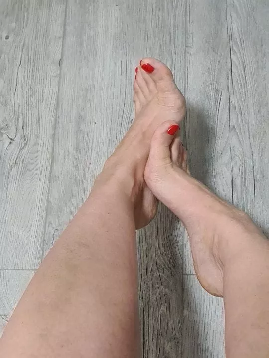 Would you like to touch my feet?