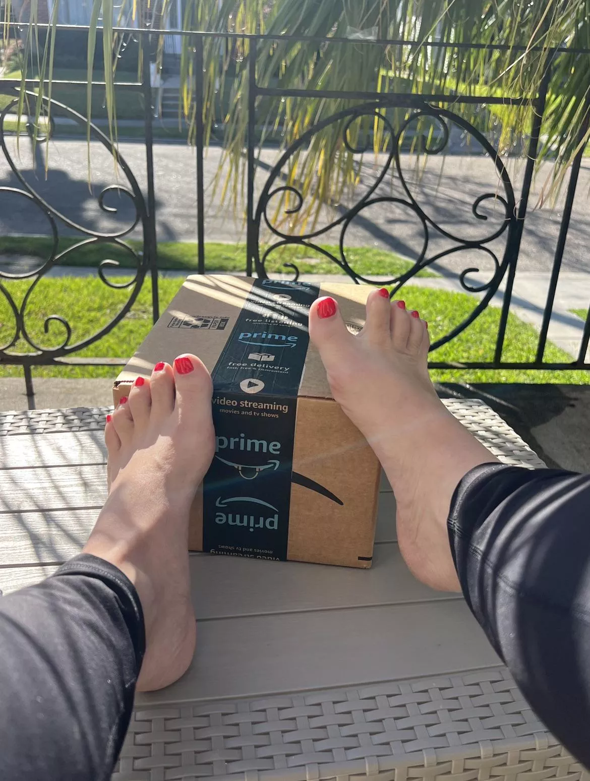 Wouldnâ€™t you have loved to be the Amazon delivery person that got to meet me reading on my porch?