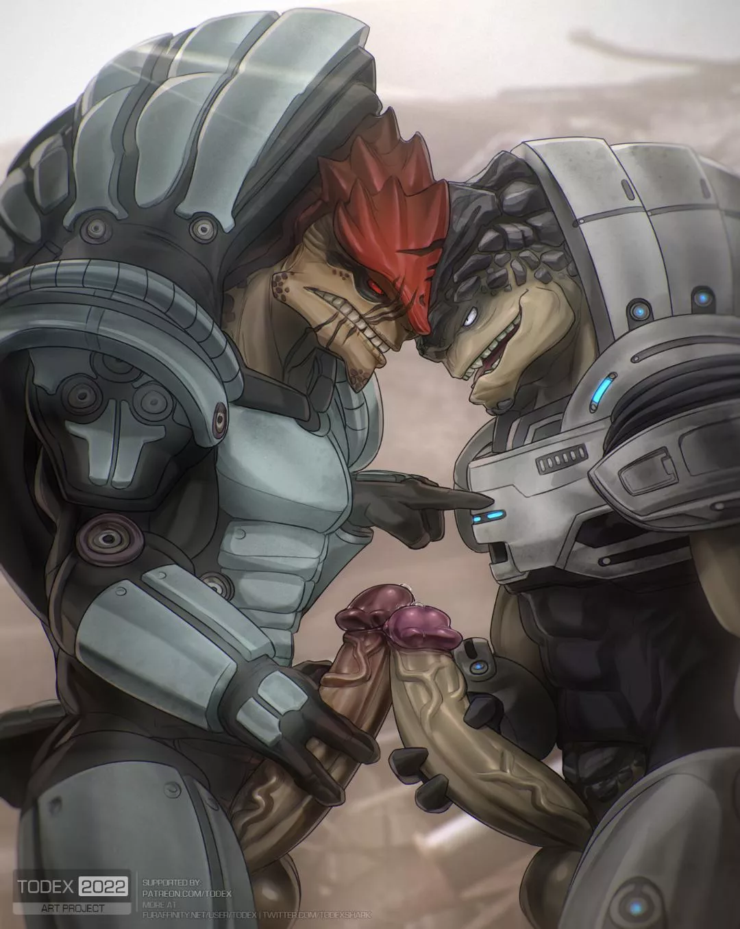 Wrex and Grunt going 