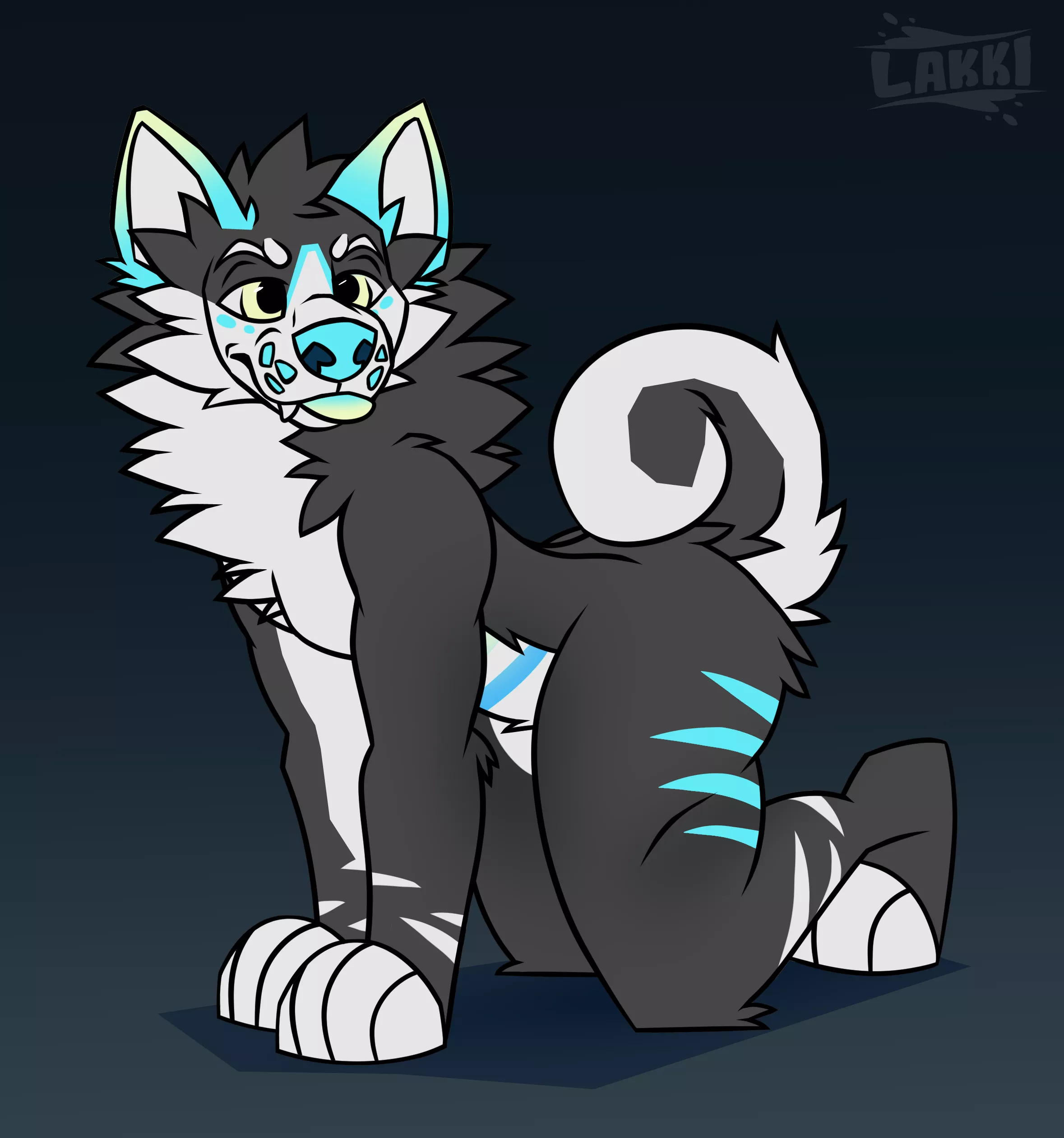 Wusky Husky (Artist @LakkiTheFox)