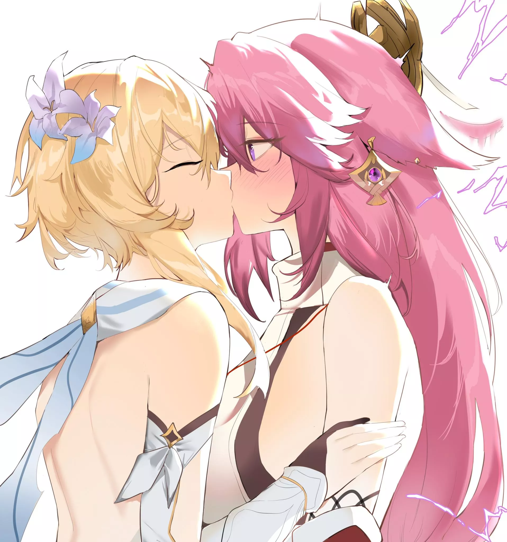 Yae Miko Frozen by Lumine's Kiss [Genshin Impact]