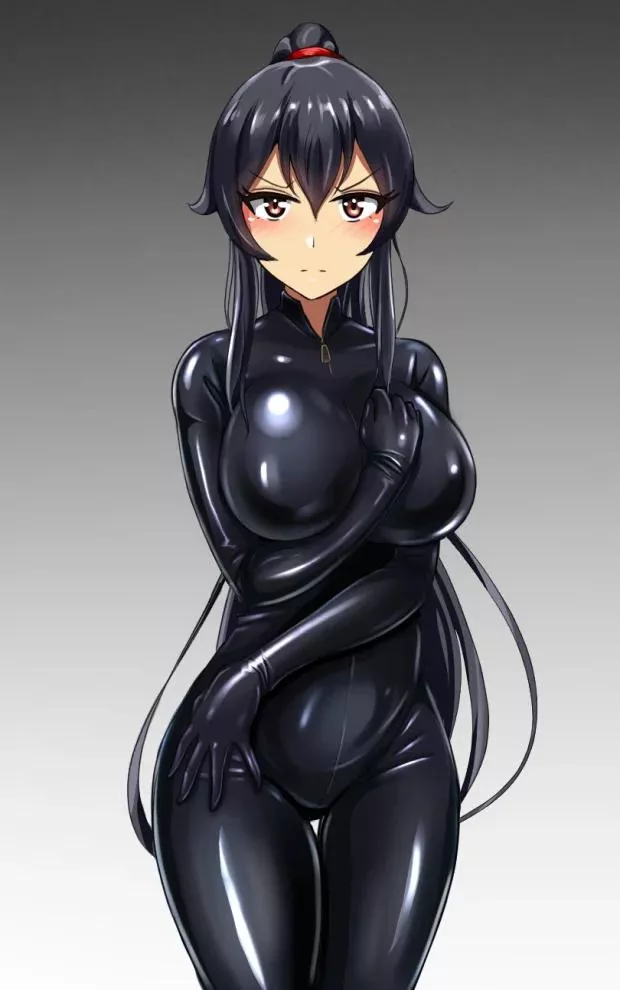 Yahagi in Sexy Latex Suit (Ibusuki) [Kantai]