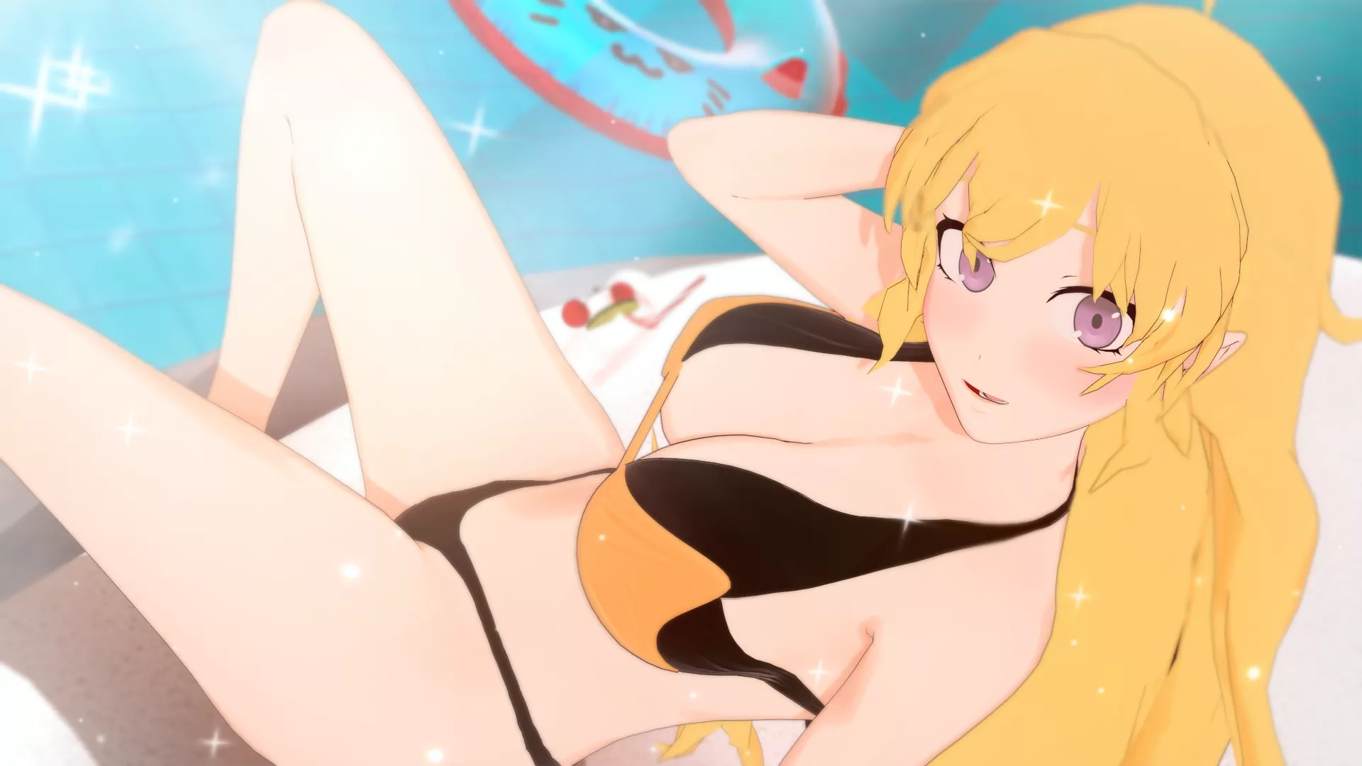 Yang showing off her Yangtastic bikini [NyxxZeiss]