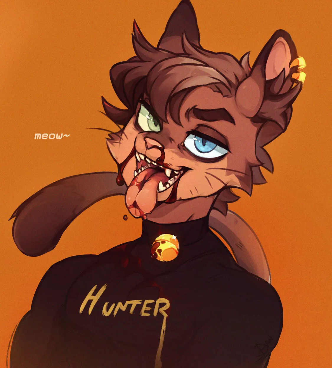 Yeah, my OC cat-boy (art by me)