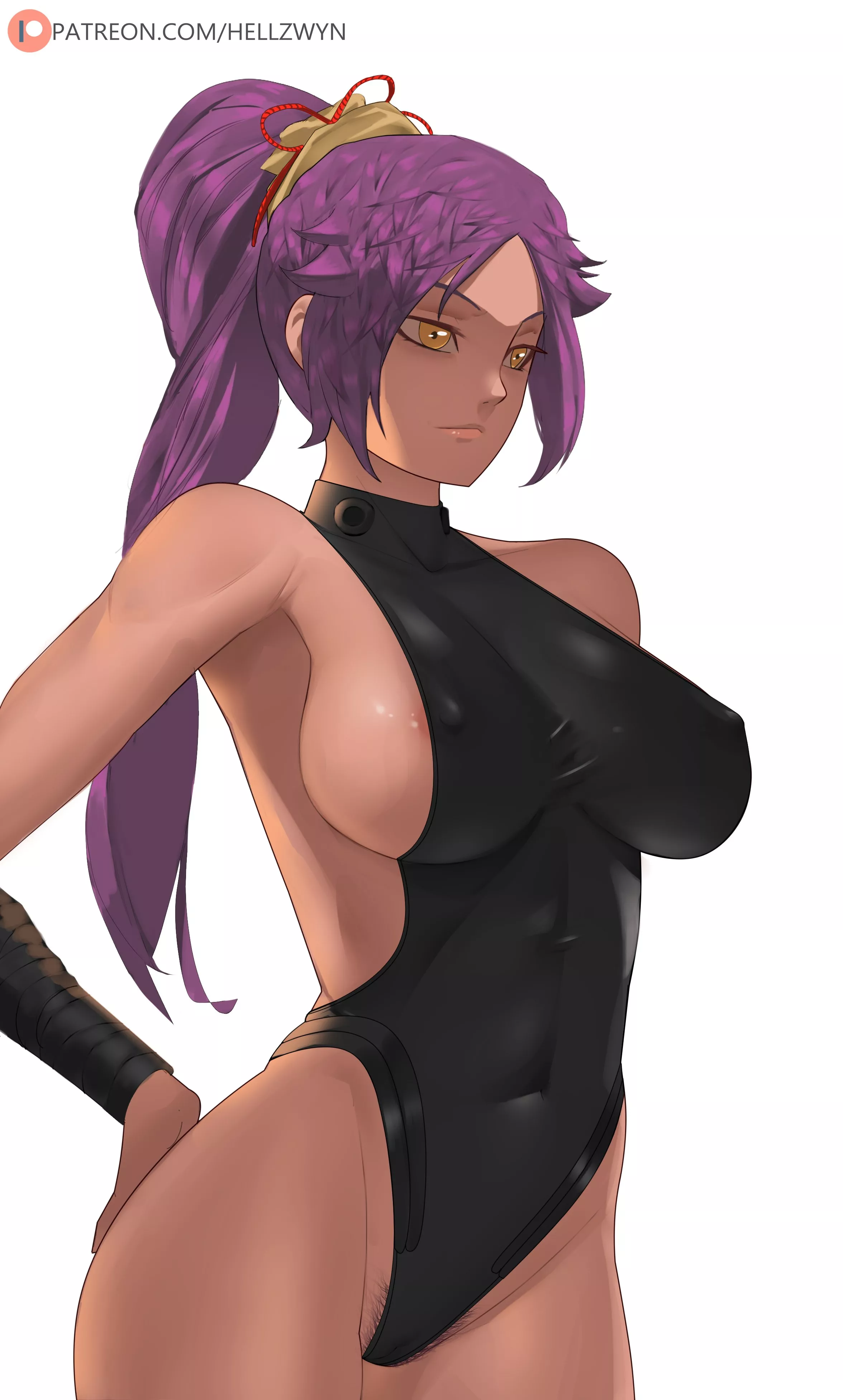 Yoruichi Tight Leotard (Hellzwyn ) [Bleach]