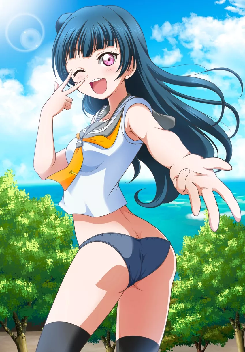 Yoshiko showing off