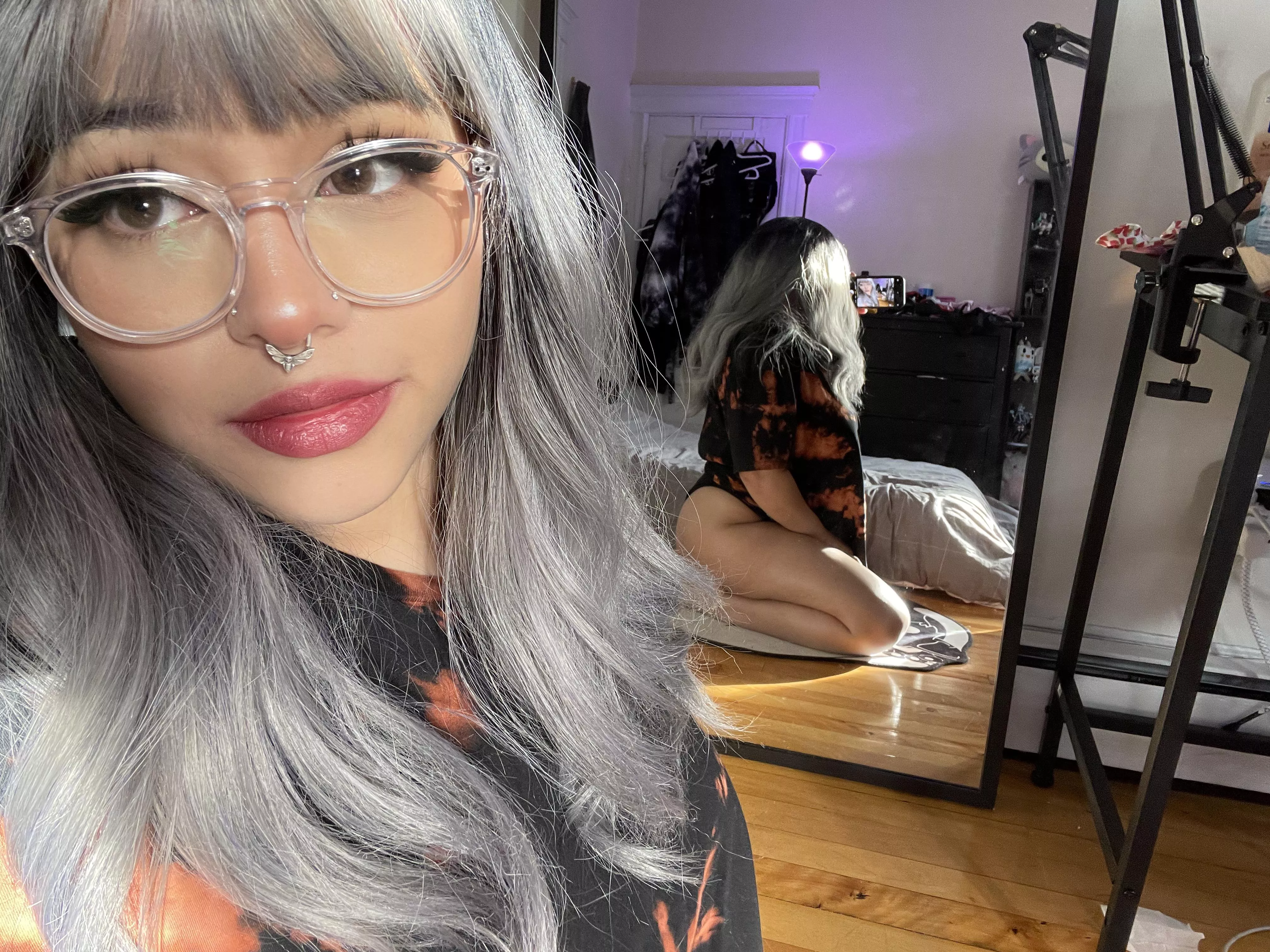 You can make a mess on my glasses 🥰