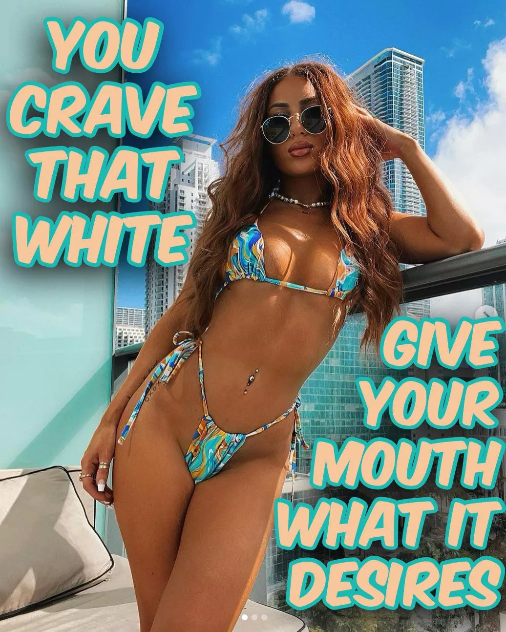 You crave that white