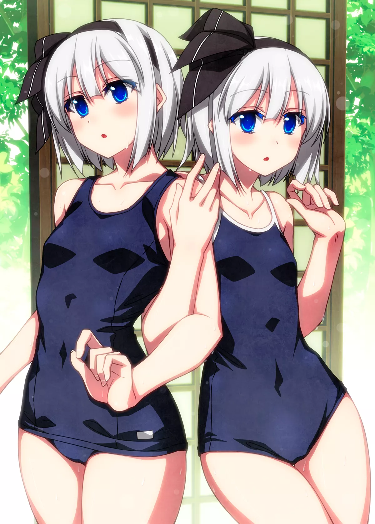 Youmu and Youmu [Swimsuit]