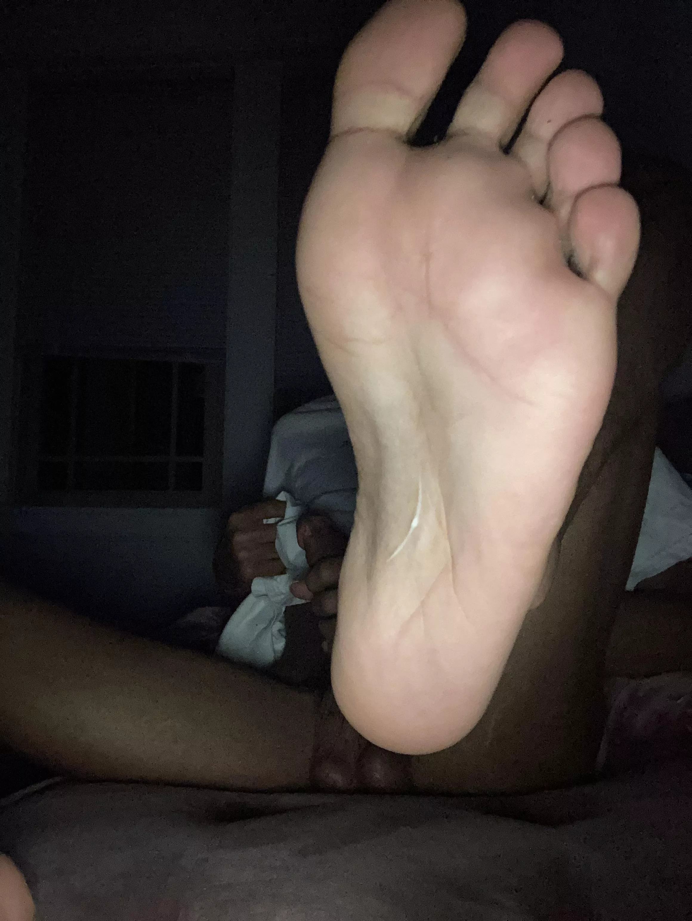 You’ve gotta lick my soles before you can taste anything else