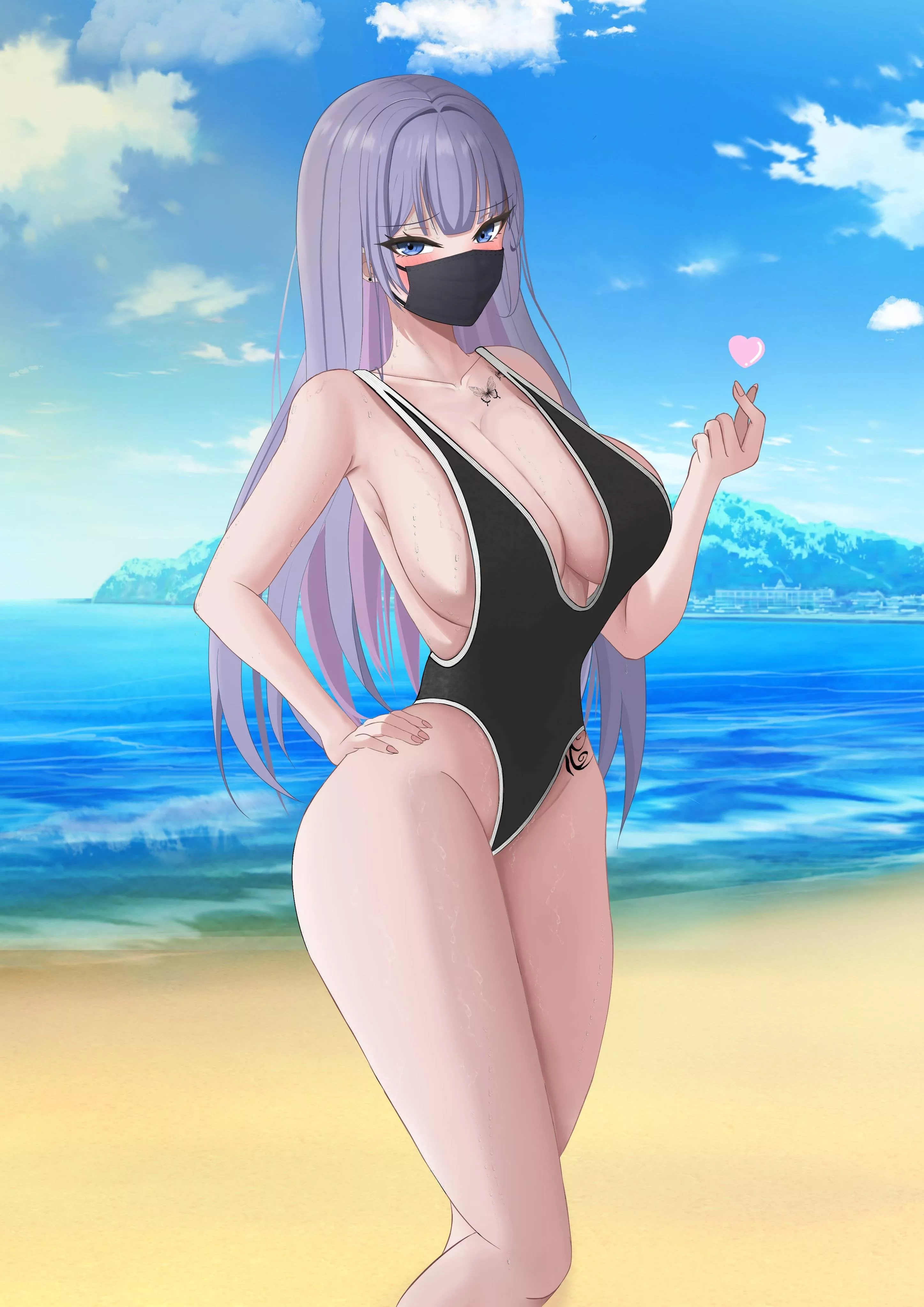 Yuna at the Beach