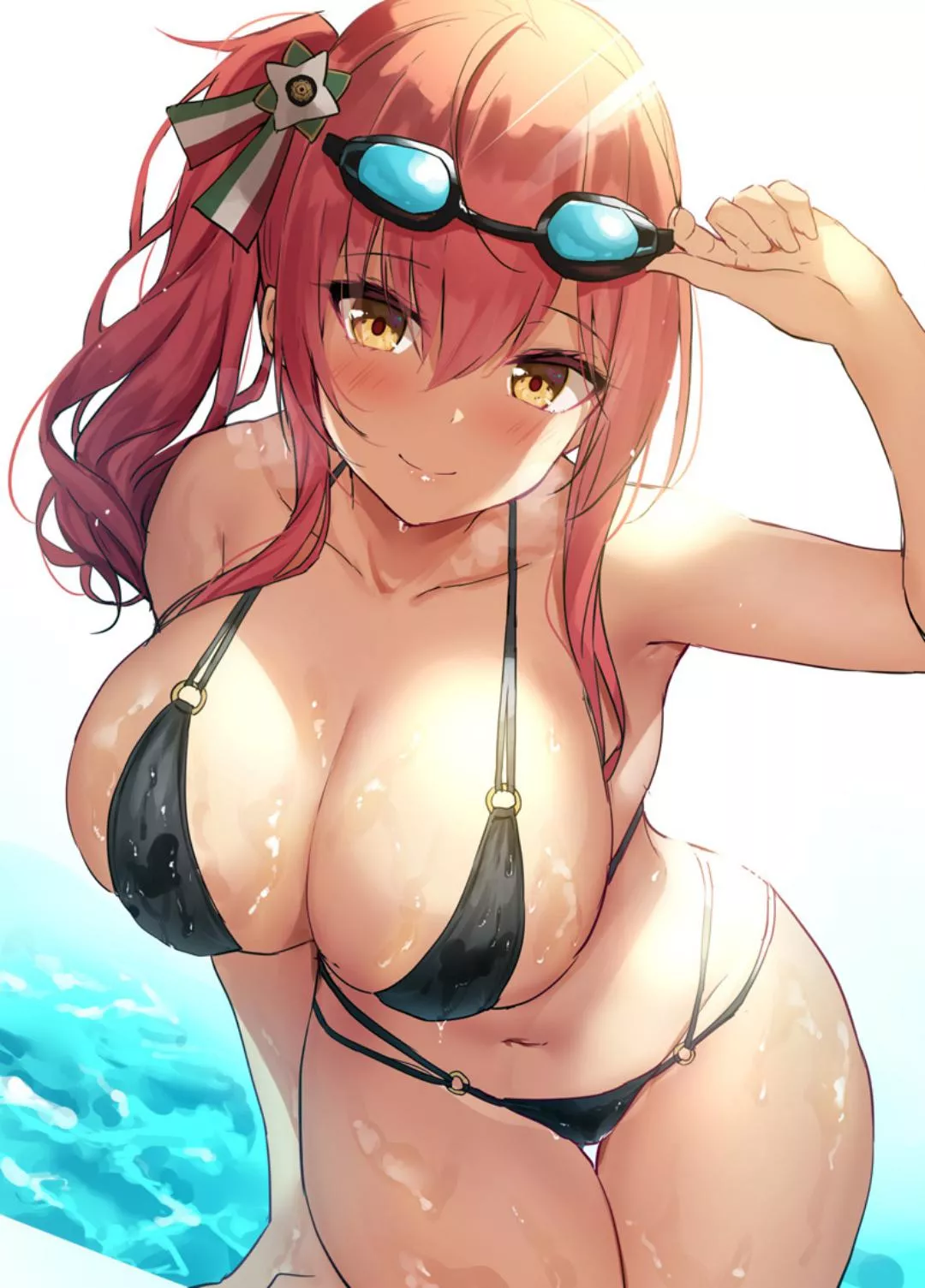 Zara and you at the pool~ [Azur Lane]