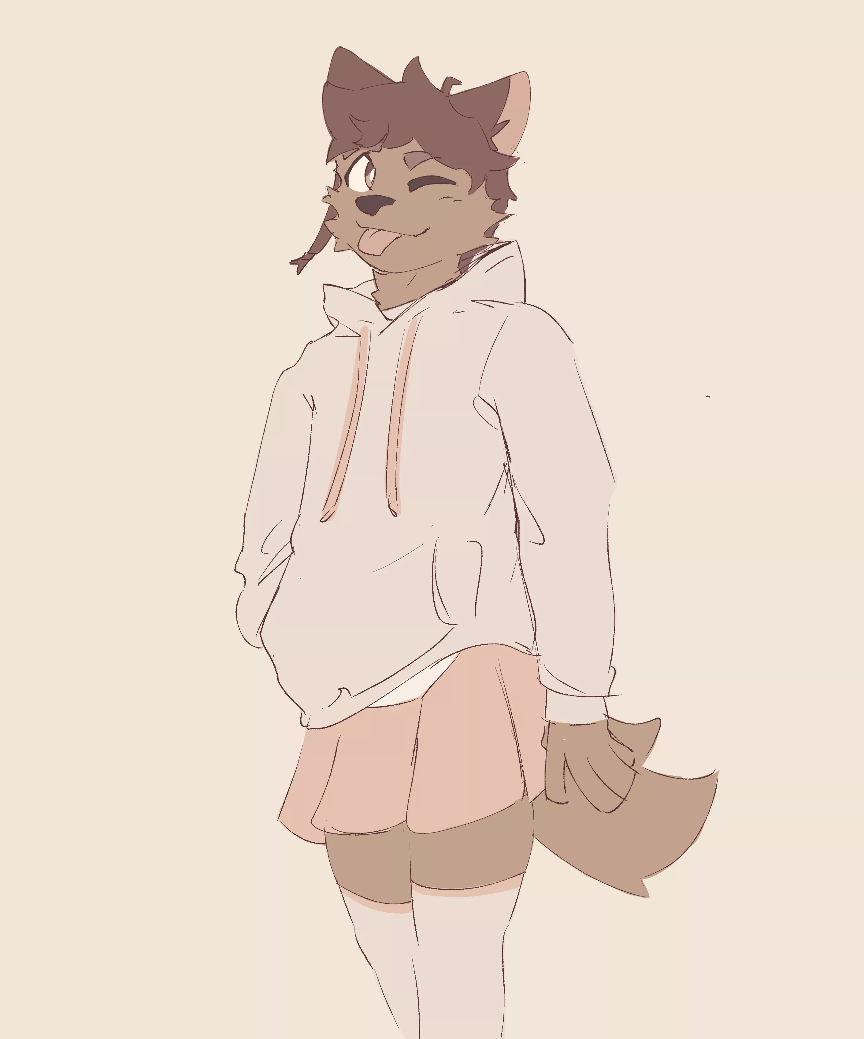 Zeni the wolf boy (me)