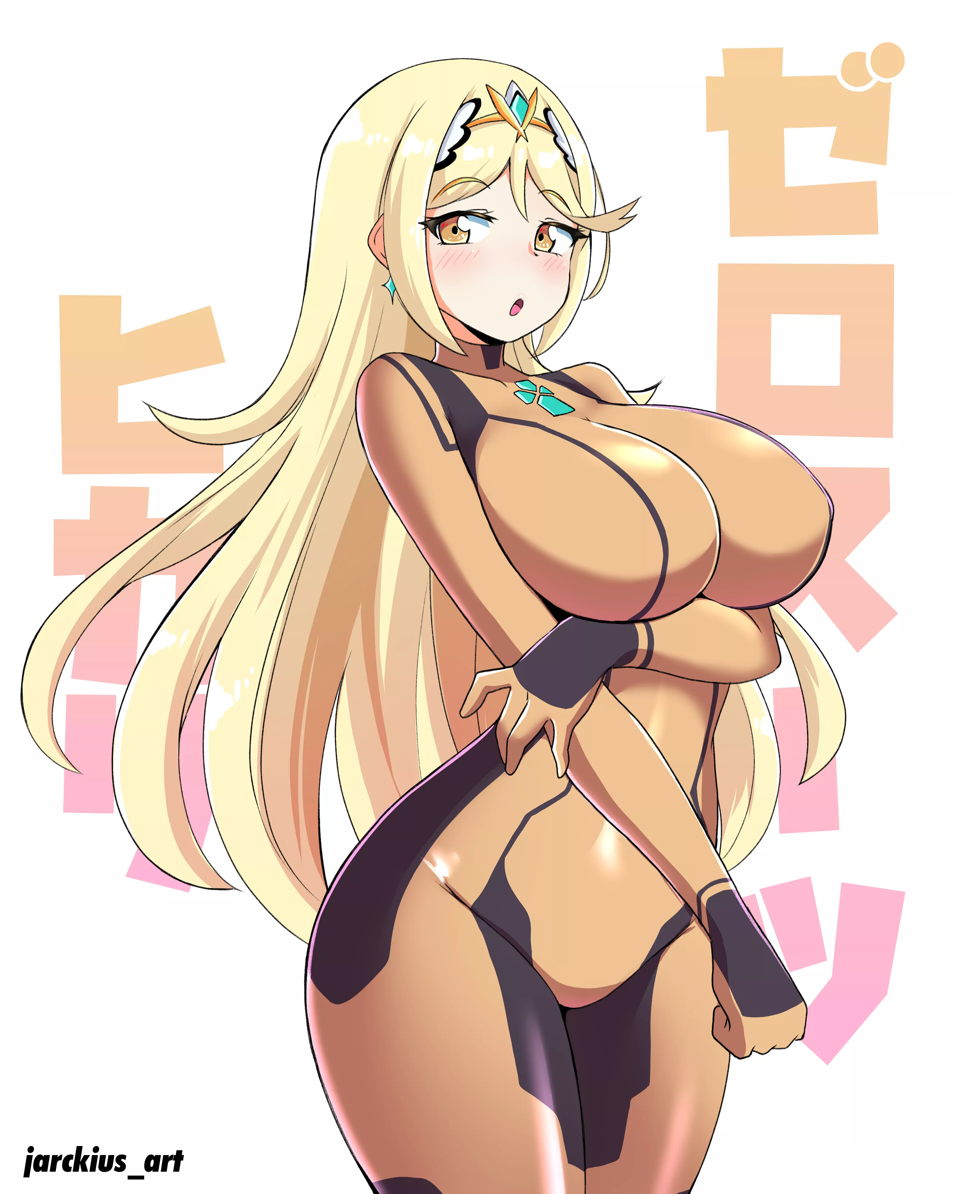 Zero Suit Mythra (Jarckius ) [Xenoblade/ Metroid]