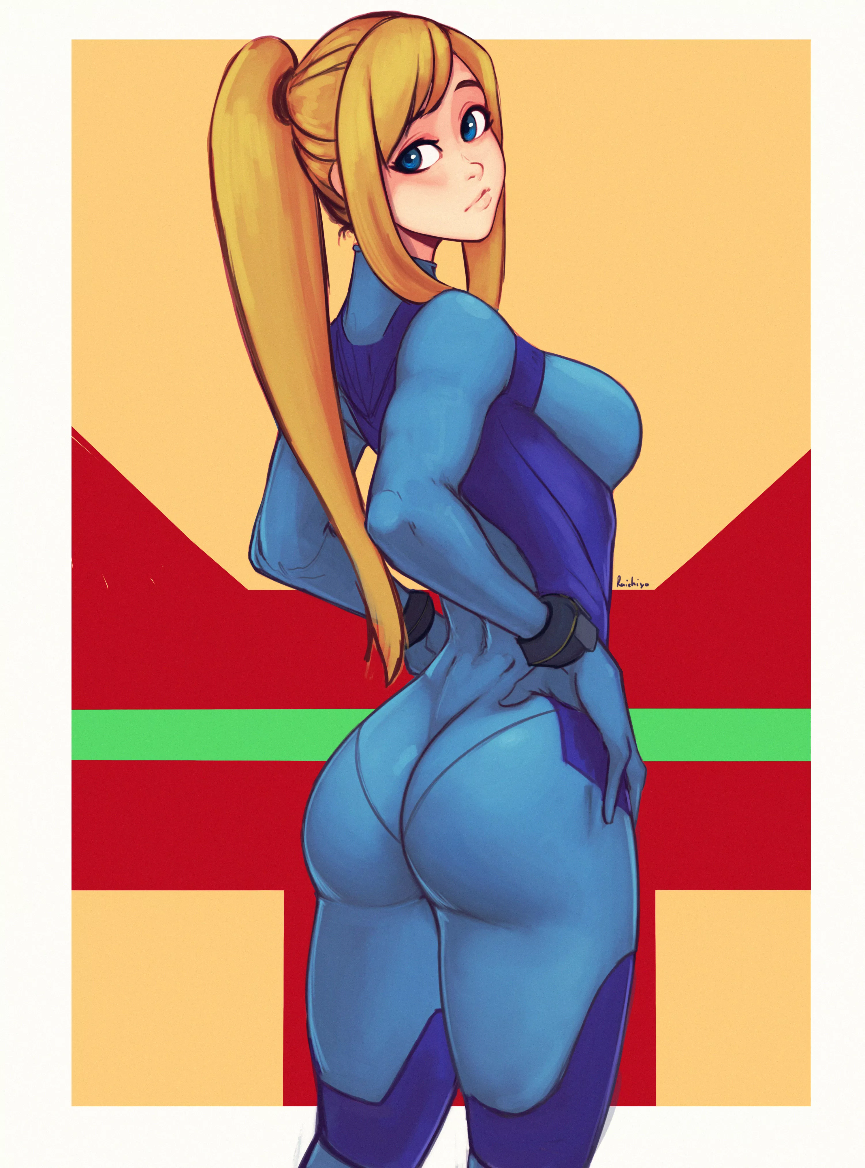 Zero Suit Samus Booty (Raichiyo33 ) [Metroid]