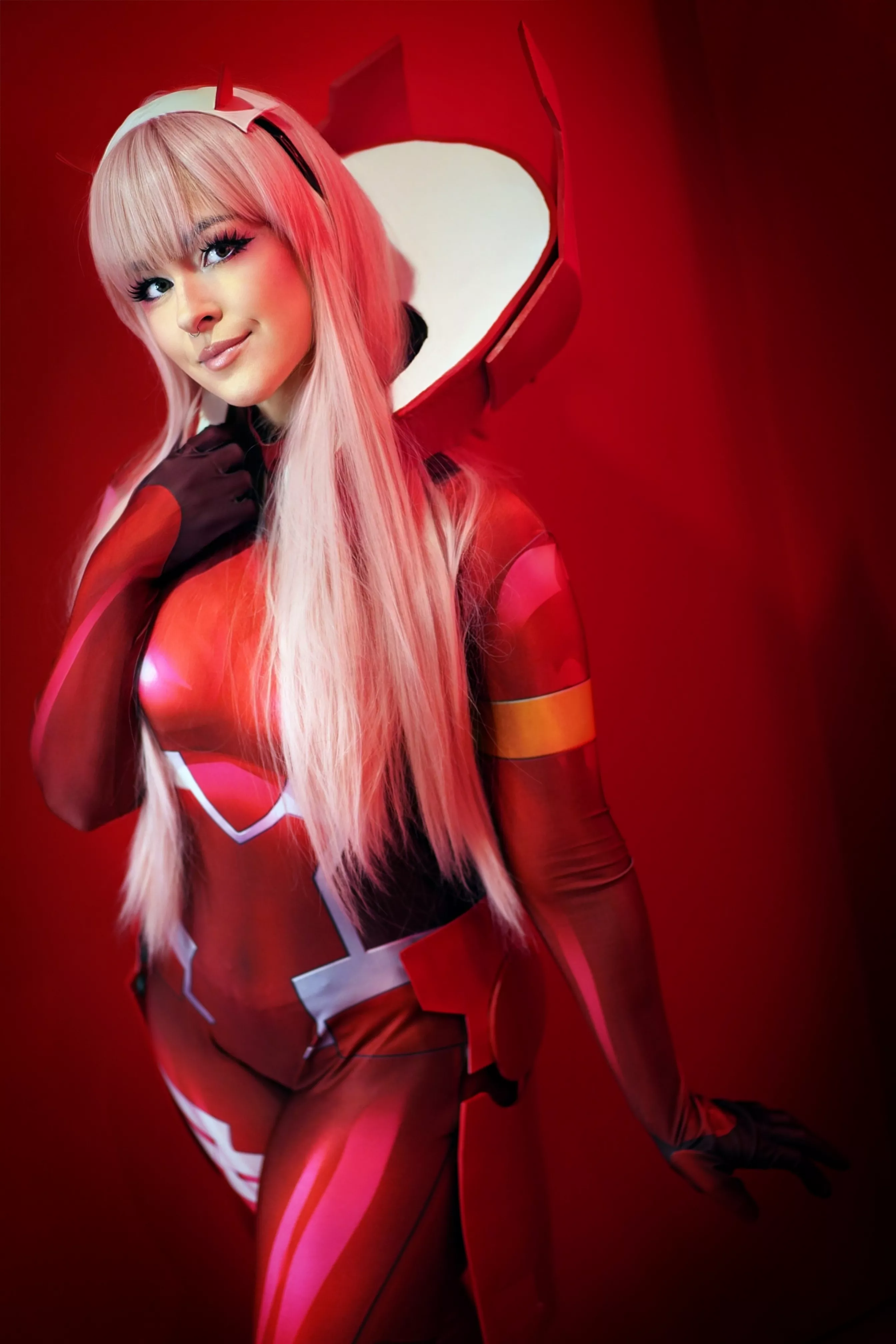 zero two from DARLING in the FRANXX [self]