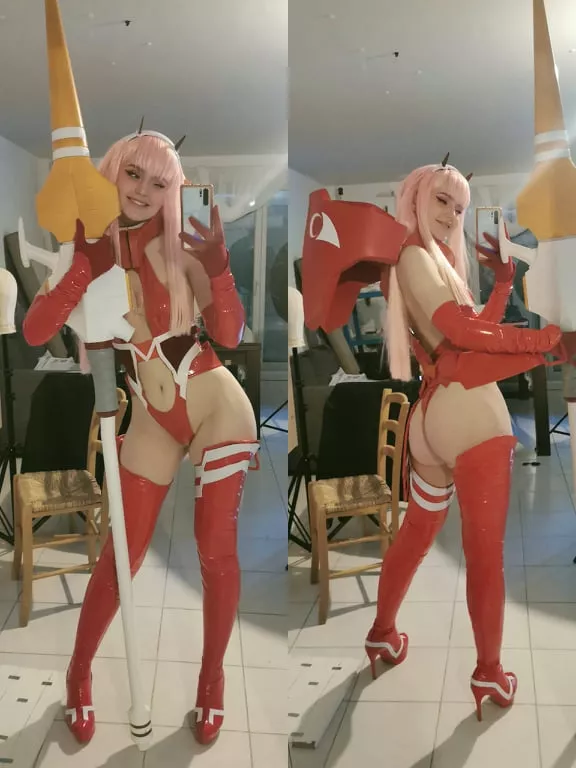 Zero two x Evangelion by Soalianna