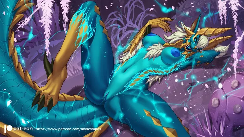 [Zinogre] laying around (alancampos)