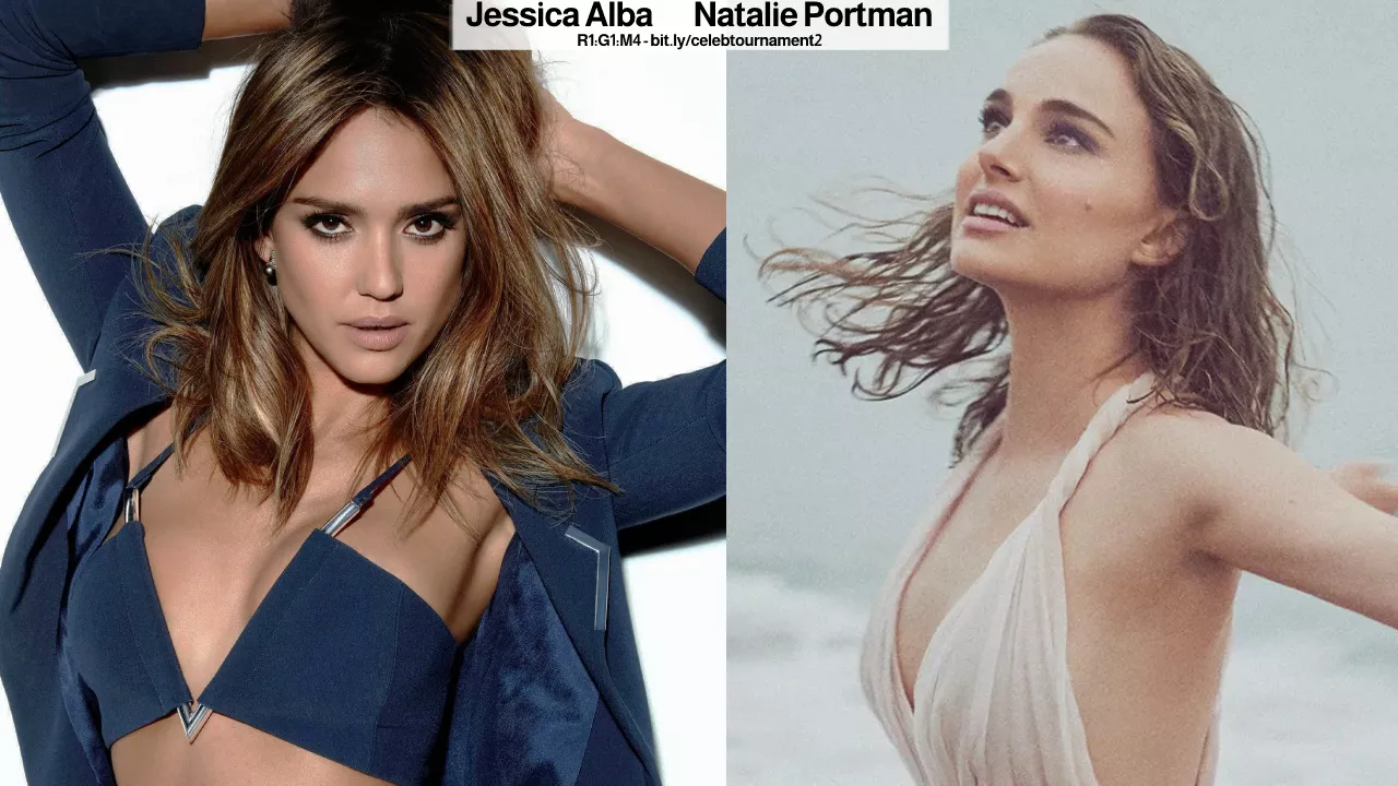 [2] Jessica Alba or Natalie Portman