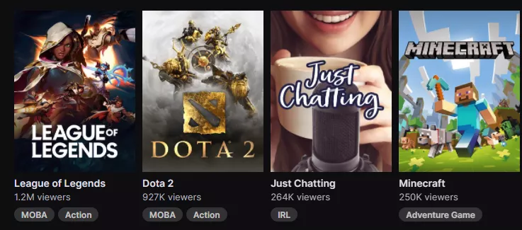 2 MOBAs dominating Twitch tonight certainly brought me back to 2013...