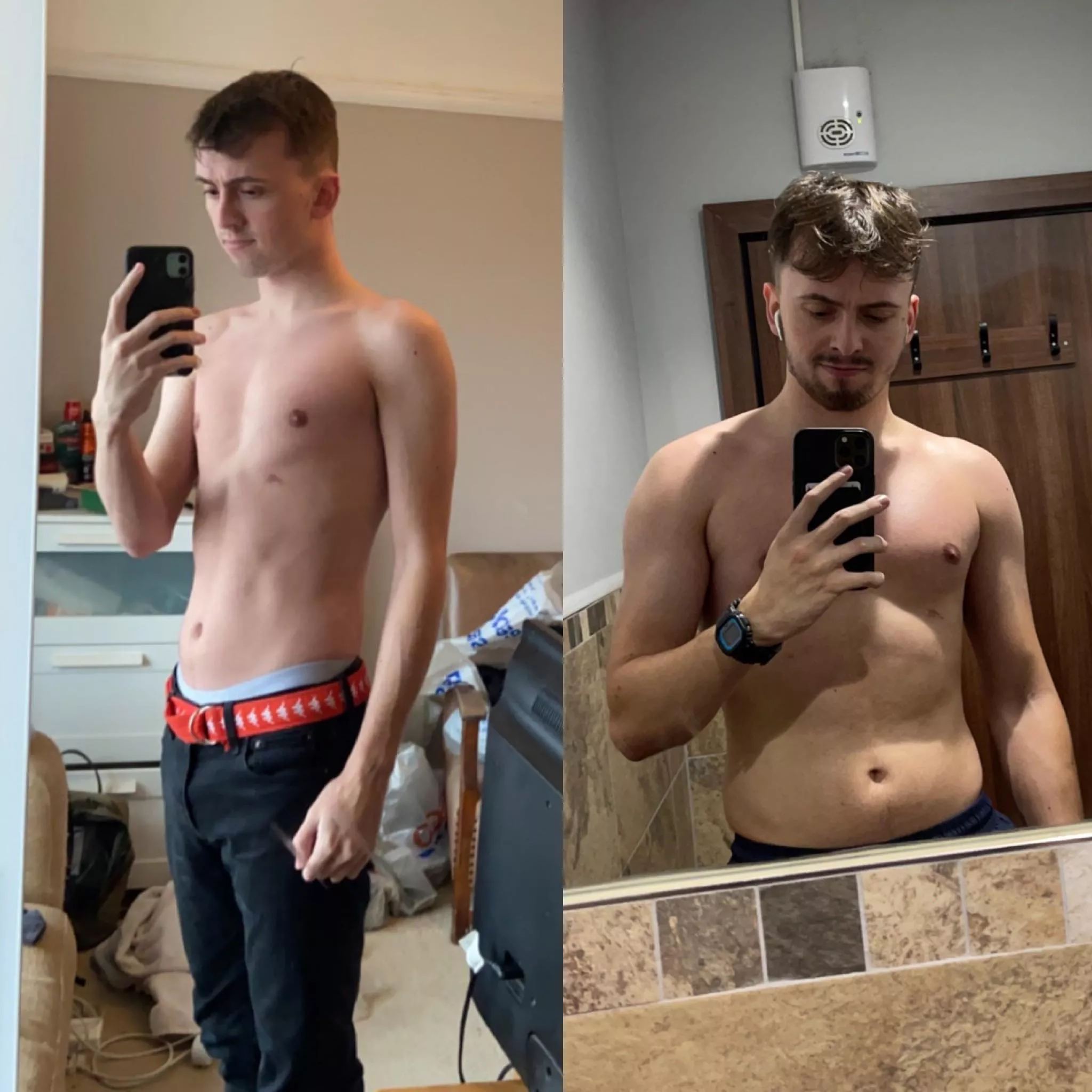 22nd December 2020 vs September 14th 2021. Feeling great!