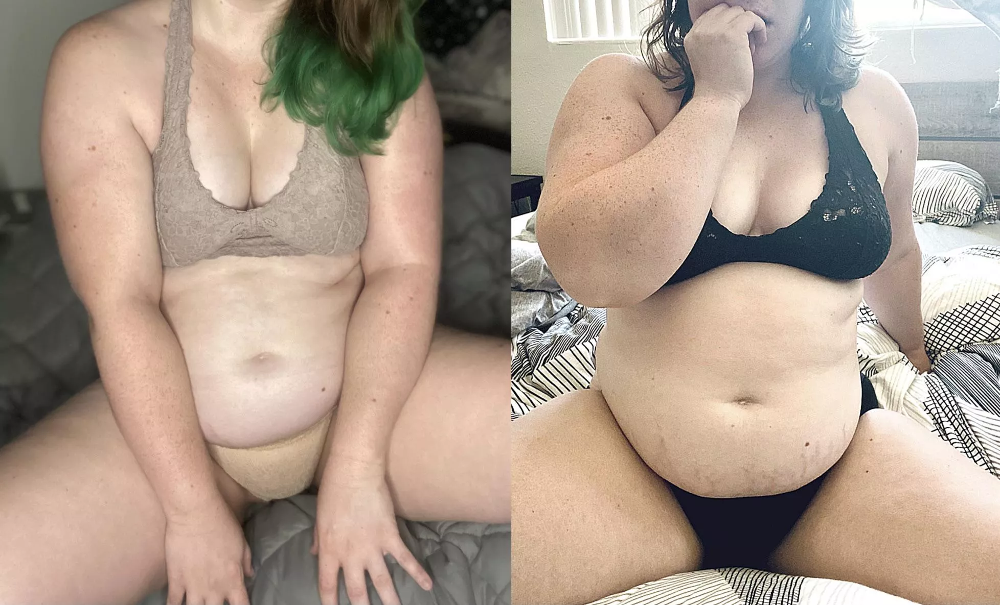 26 pounds laterâ€¦ Which do you prefer? ðŸ˜