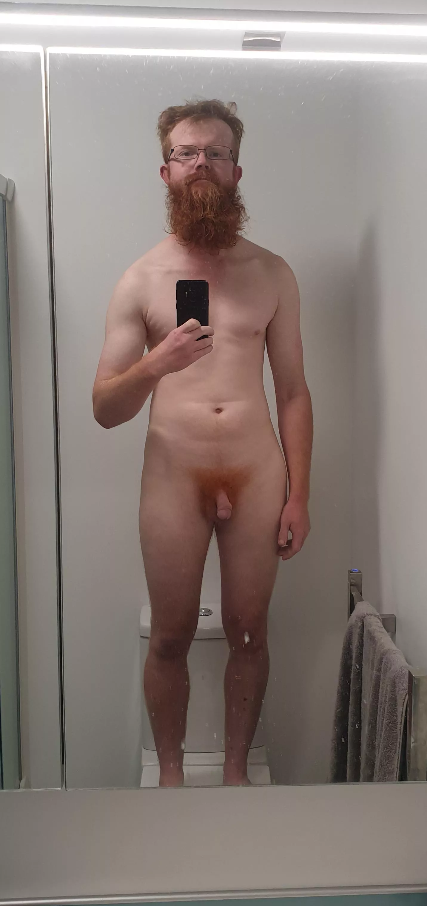 29, 70kg ish, 180cm. Pretty happy with my body, although wish I had a bit more muscle. Thoughts? (Yes I am stood on my toilet for better framing ðŸ˜…)