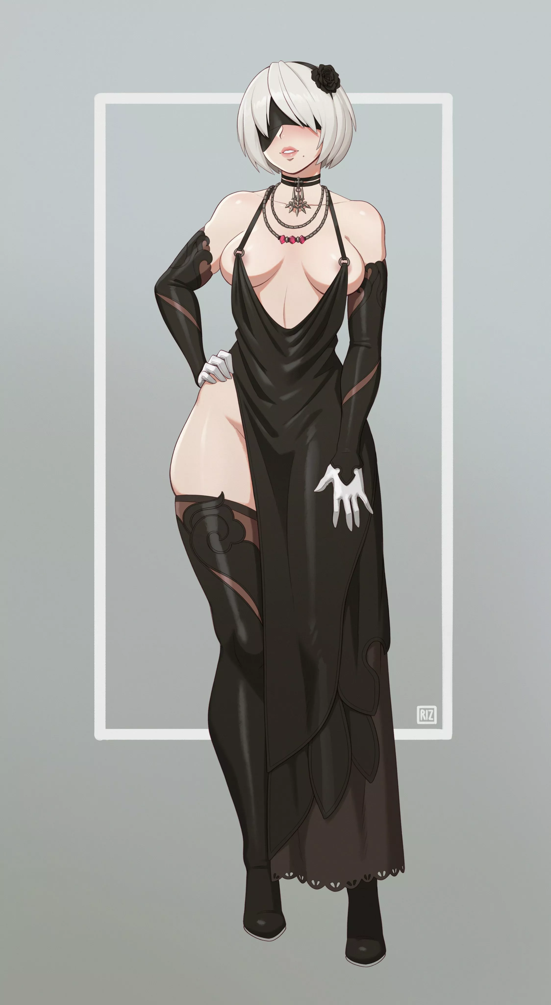 2b in a dress (Riz)