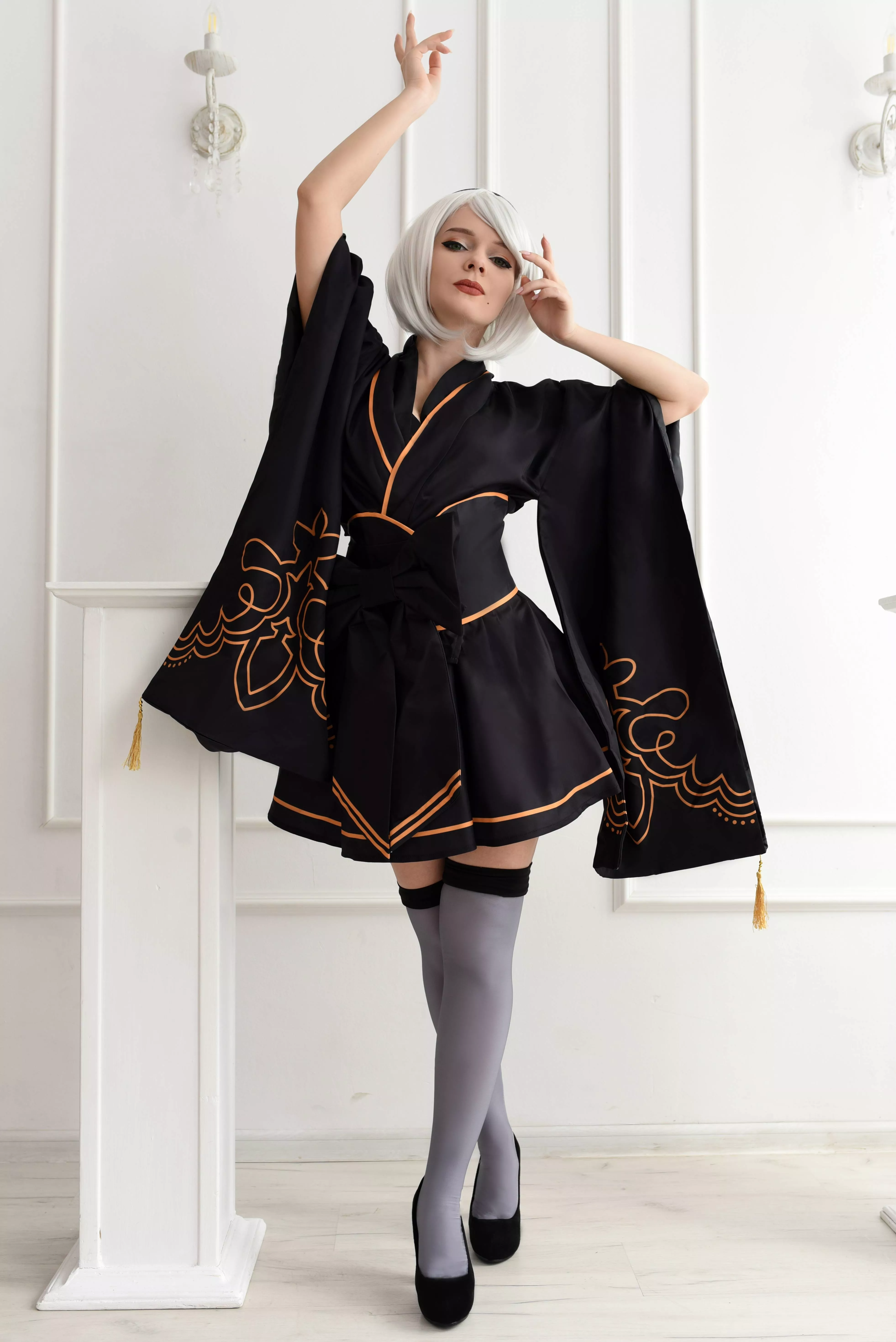 2B in Kimono and new goal and new BIGGEST and LEWDEST FREE set for EVERYONE! More in comments!