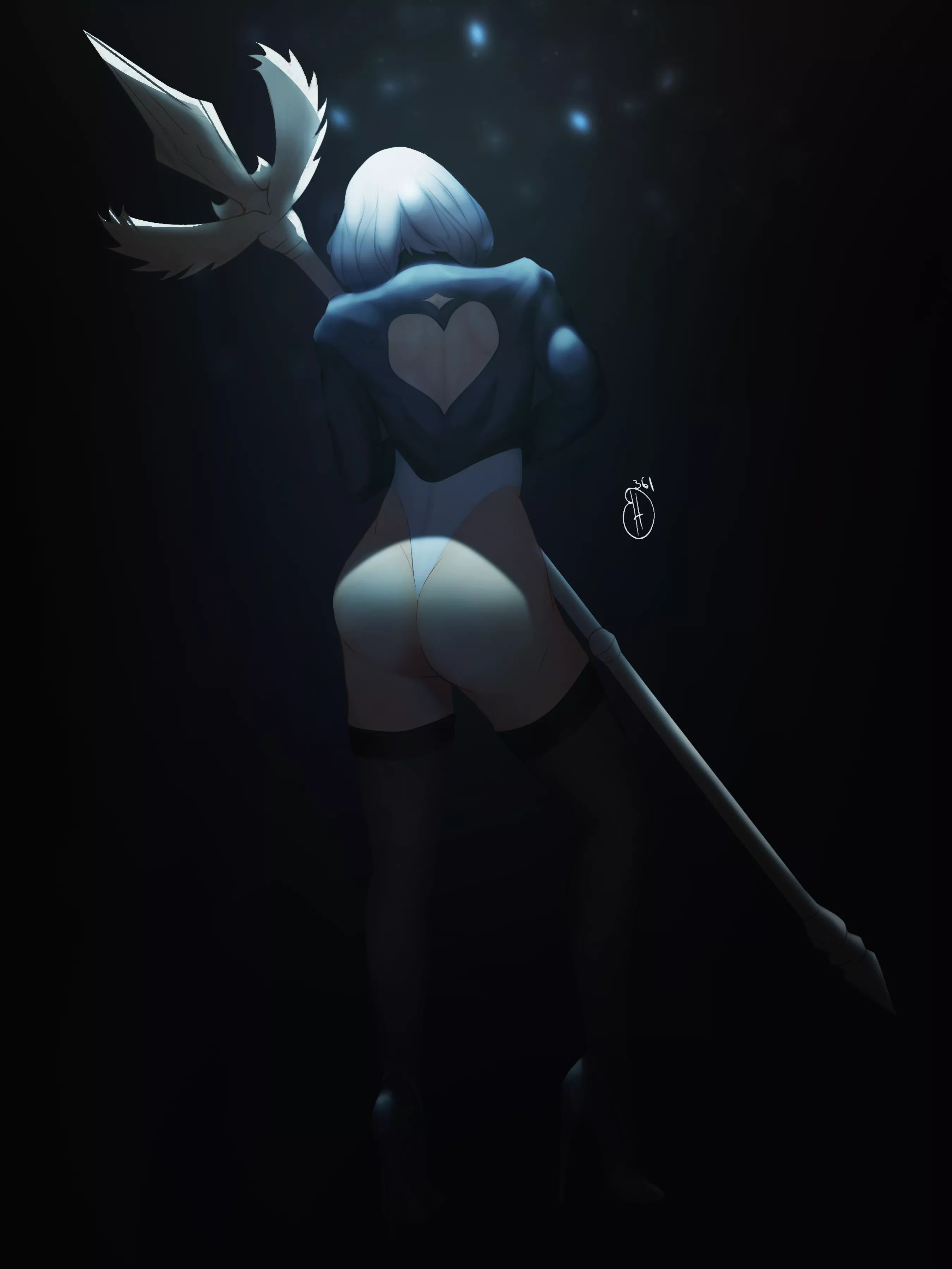 2b in the light (by me)