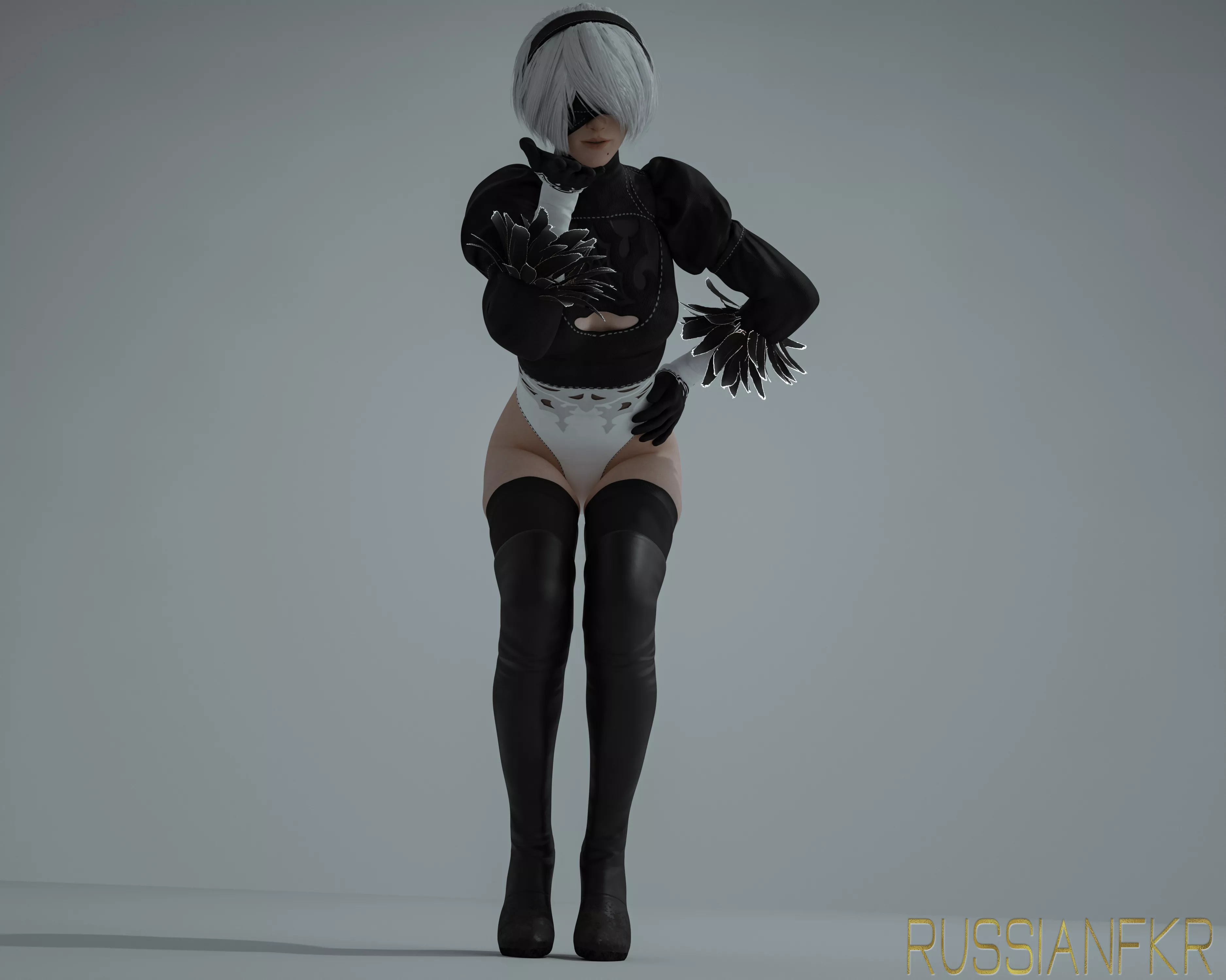 2B Pose Inspiration [Render Set] (Russianfkr)