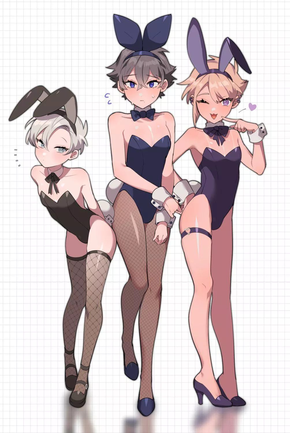 3 cute bunny’s