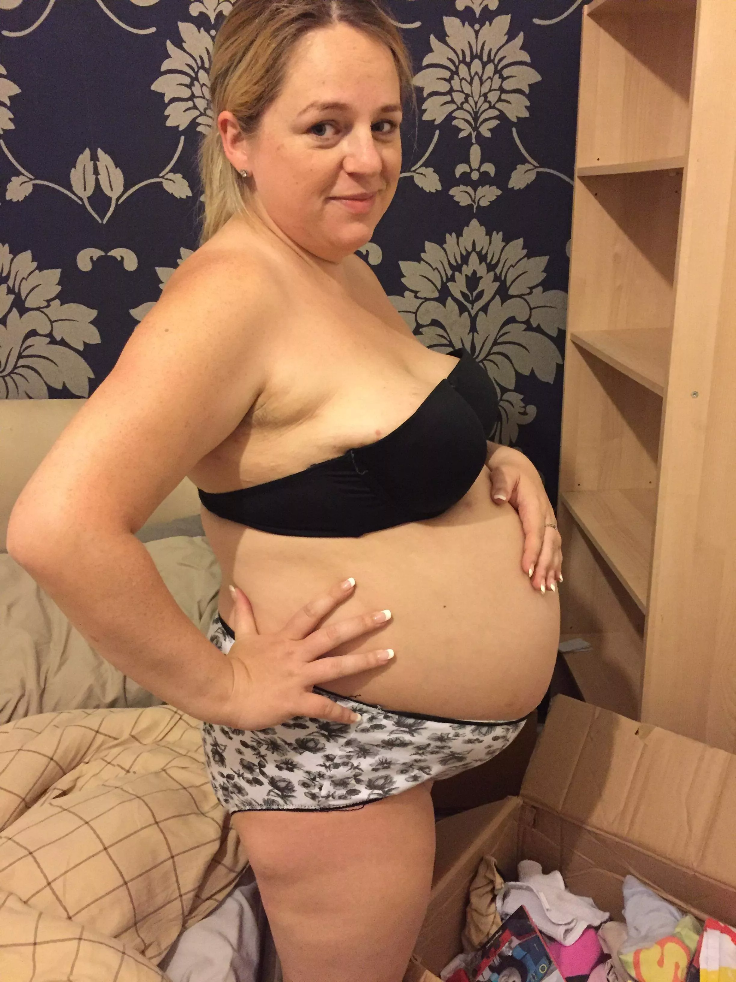 30 weeks. So horny lately that I've cheated on my husband