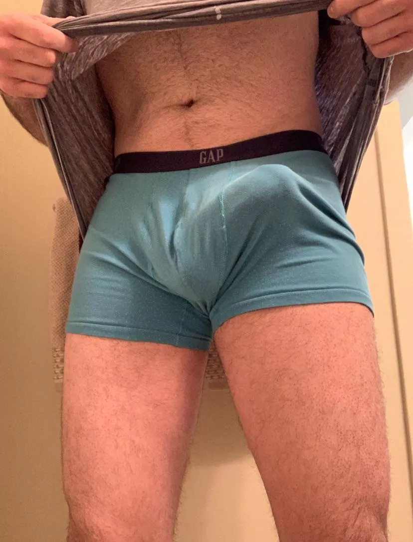 37, dad dick poking through