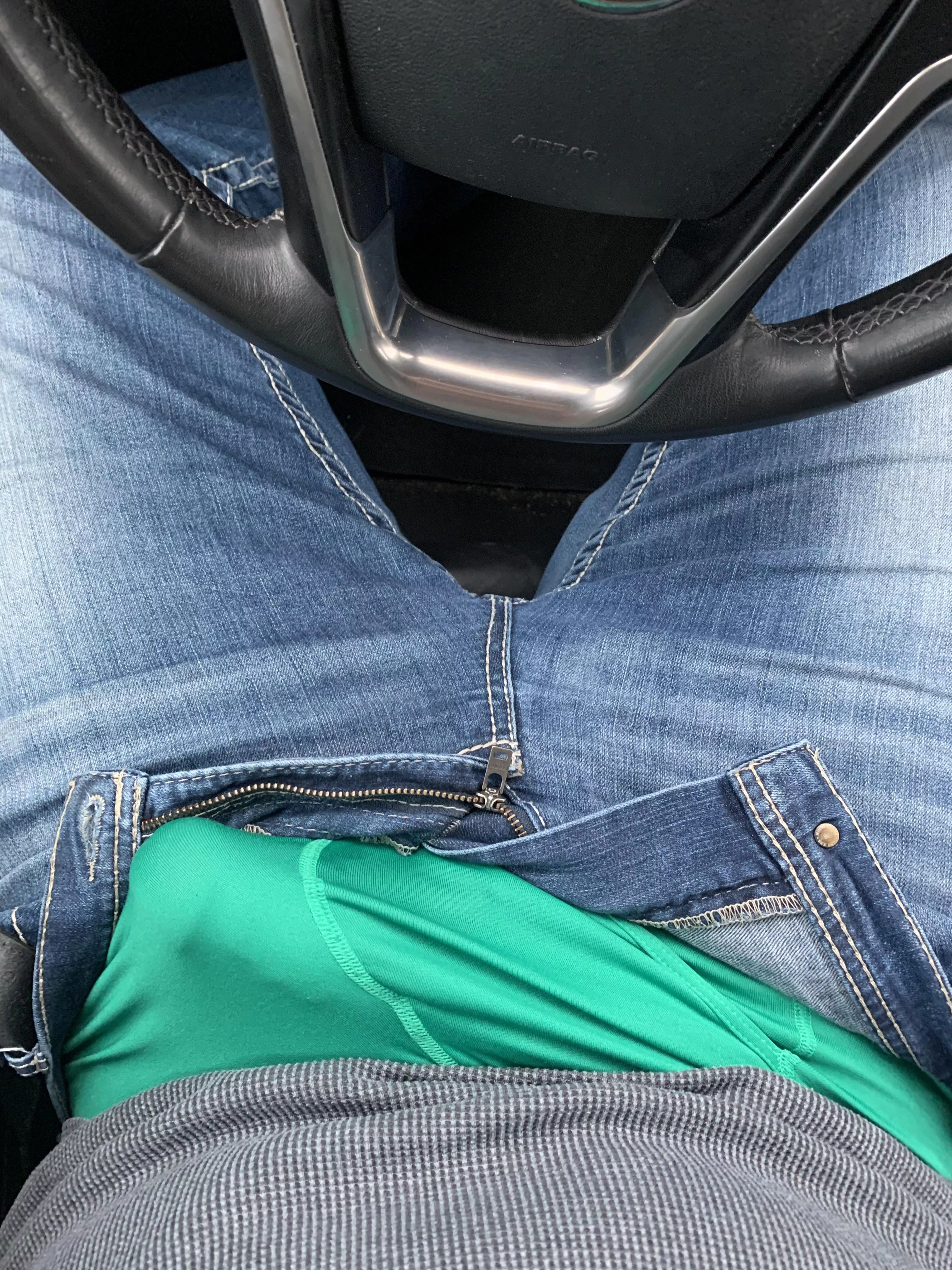 (42) Horny AF on the commute to work this morning, you want to play with it while I drive?!